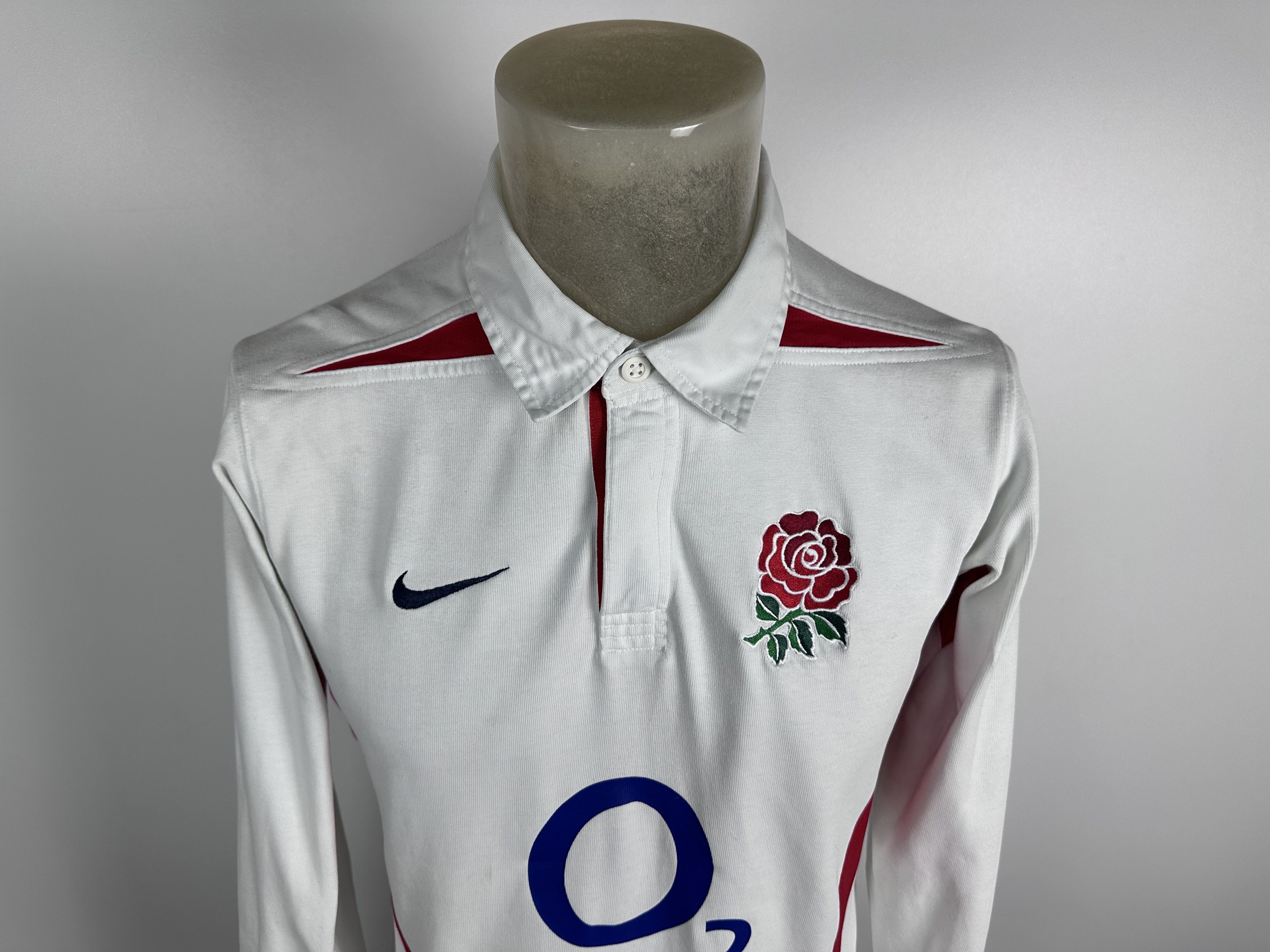 Nike × Vintage ENGLAND 2003 rugby union long sleeve shirt jersey white Nike Size US M / EU 48-50 / 2 - 2 Thumbnail