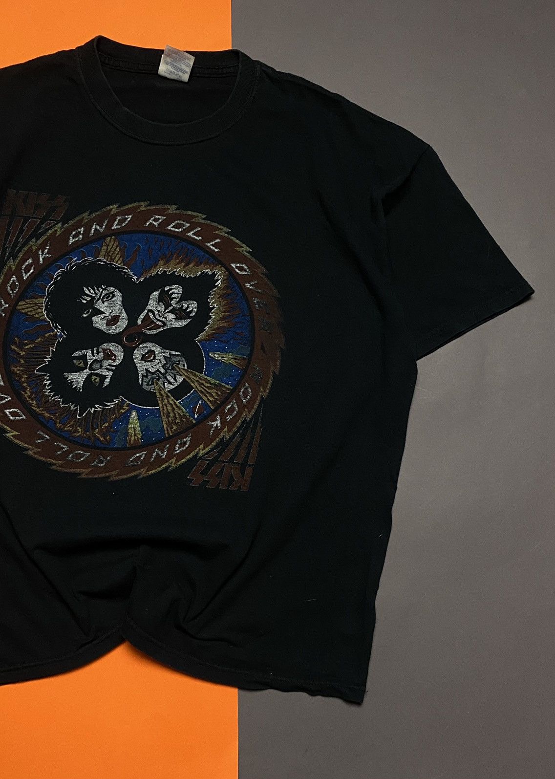 Band Tees Vintage Kiss T-shirt Rock and Roll over Size US XL / EU 56 / 4 - 2 Thumbnail