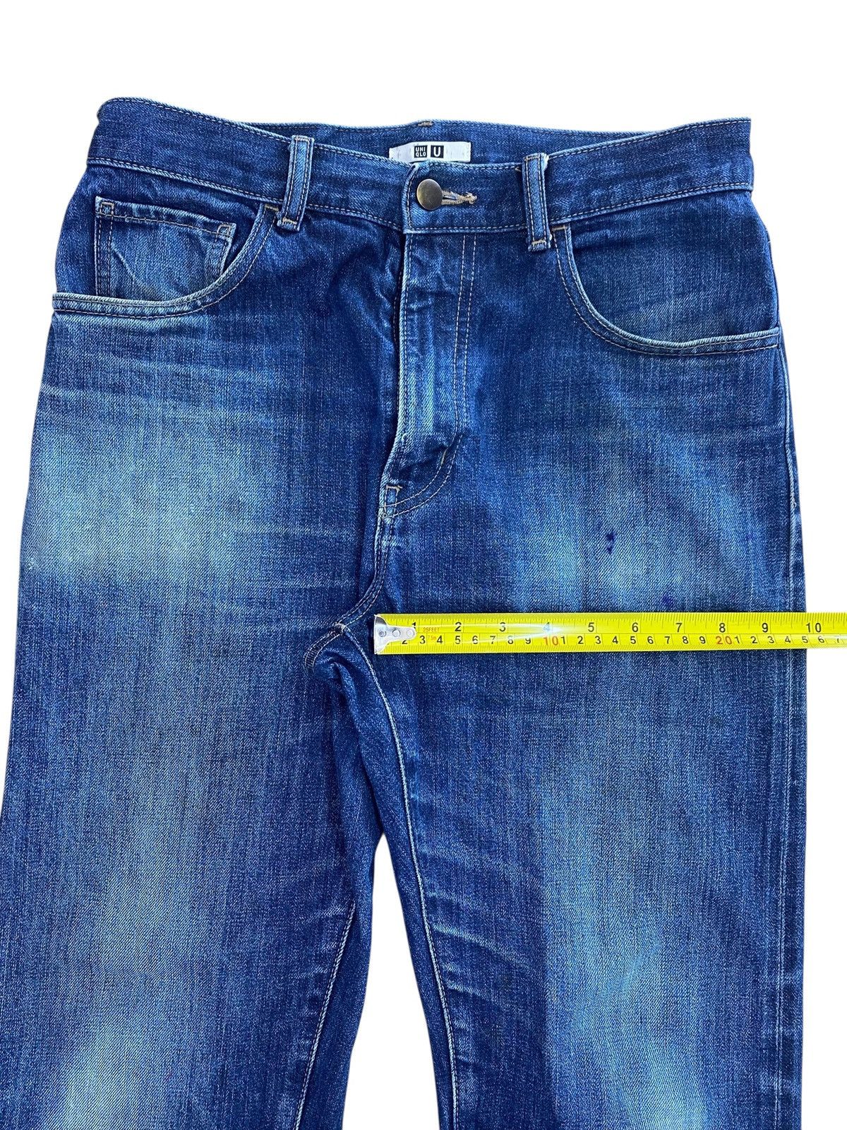 Uniqlo Uniqlo Selvedge Faded Wash Loose Jeans Size US 30 / EU 46 - 11 Thumbnail
