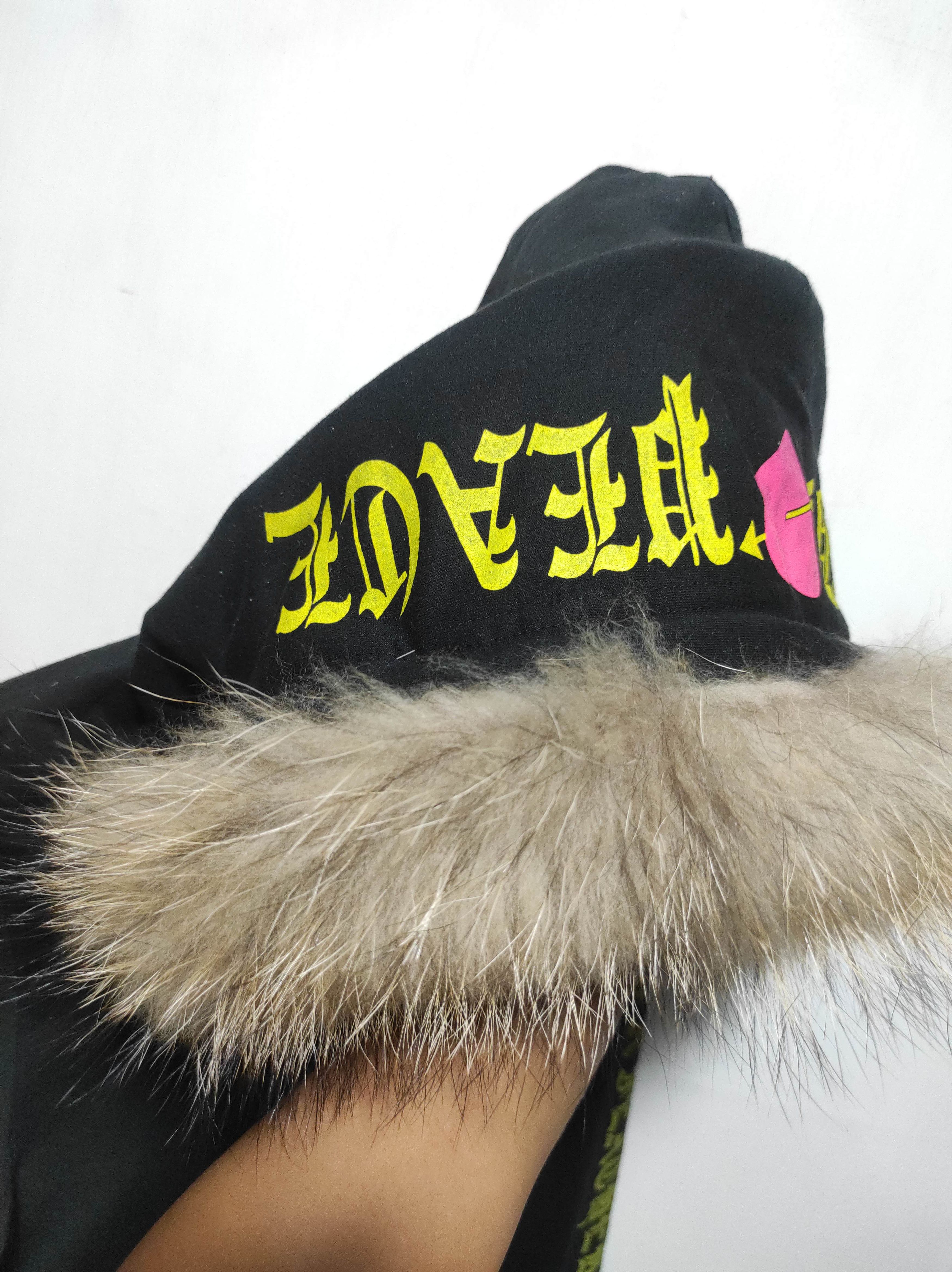 Hysteric Glamour Black Love Cross Fur Hoodie i6w9 LBG style Size US XXS / EU 40 - 12 Thumbnail