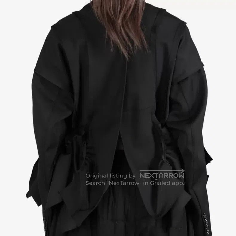 Comme des Garcons Comme Des Garcons Pleated Petal Collar Jacket Size S / US 4 / IT 40 - 4 Thumbnail