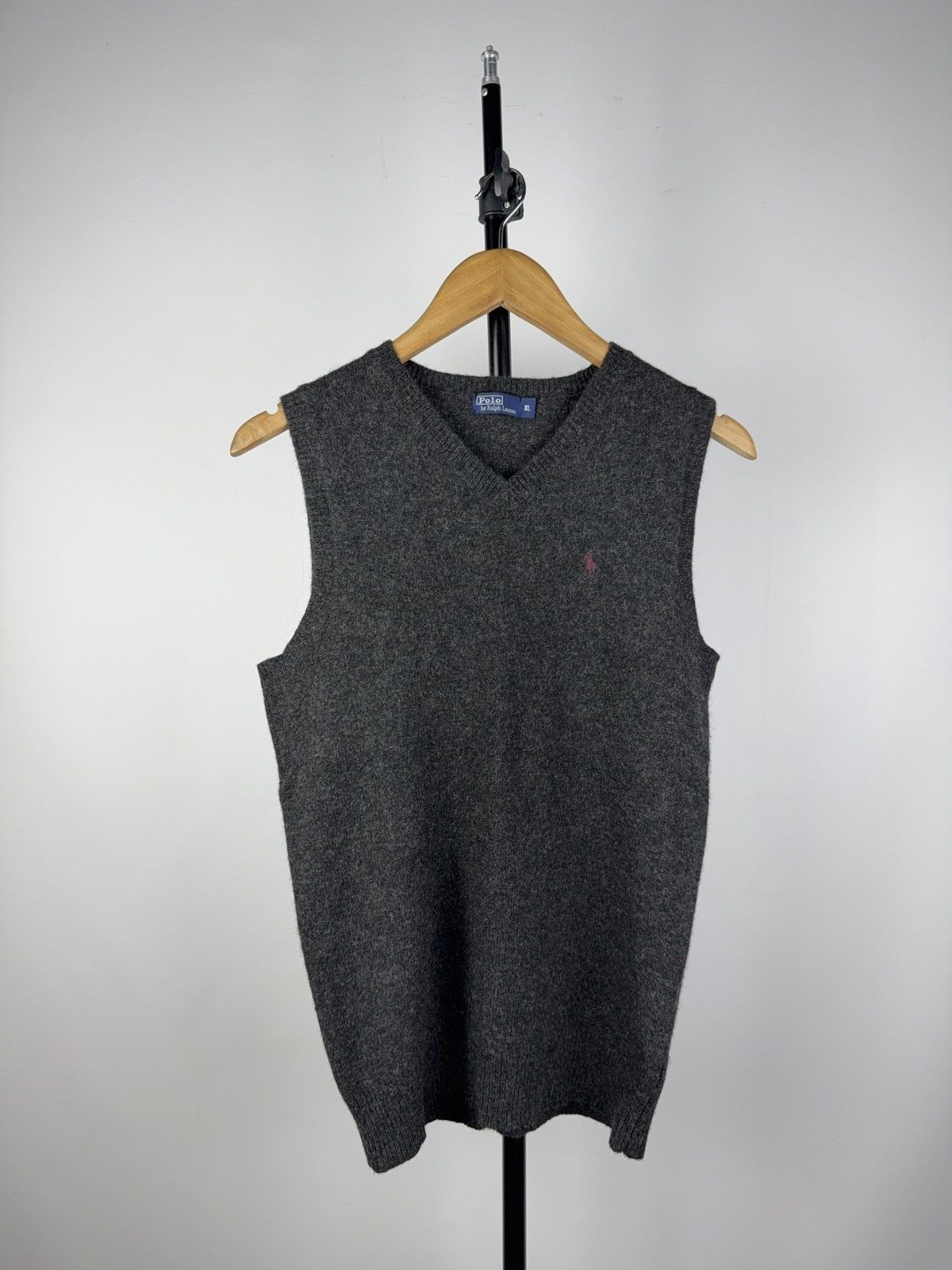 Polo Ralph Lauren Vintage 90s Polo Ralph Lauren Luxury Old Money Wool vest Size XL / US 12-14 / IT 48-50 - 1 Thumbnail