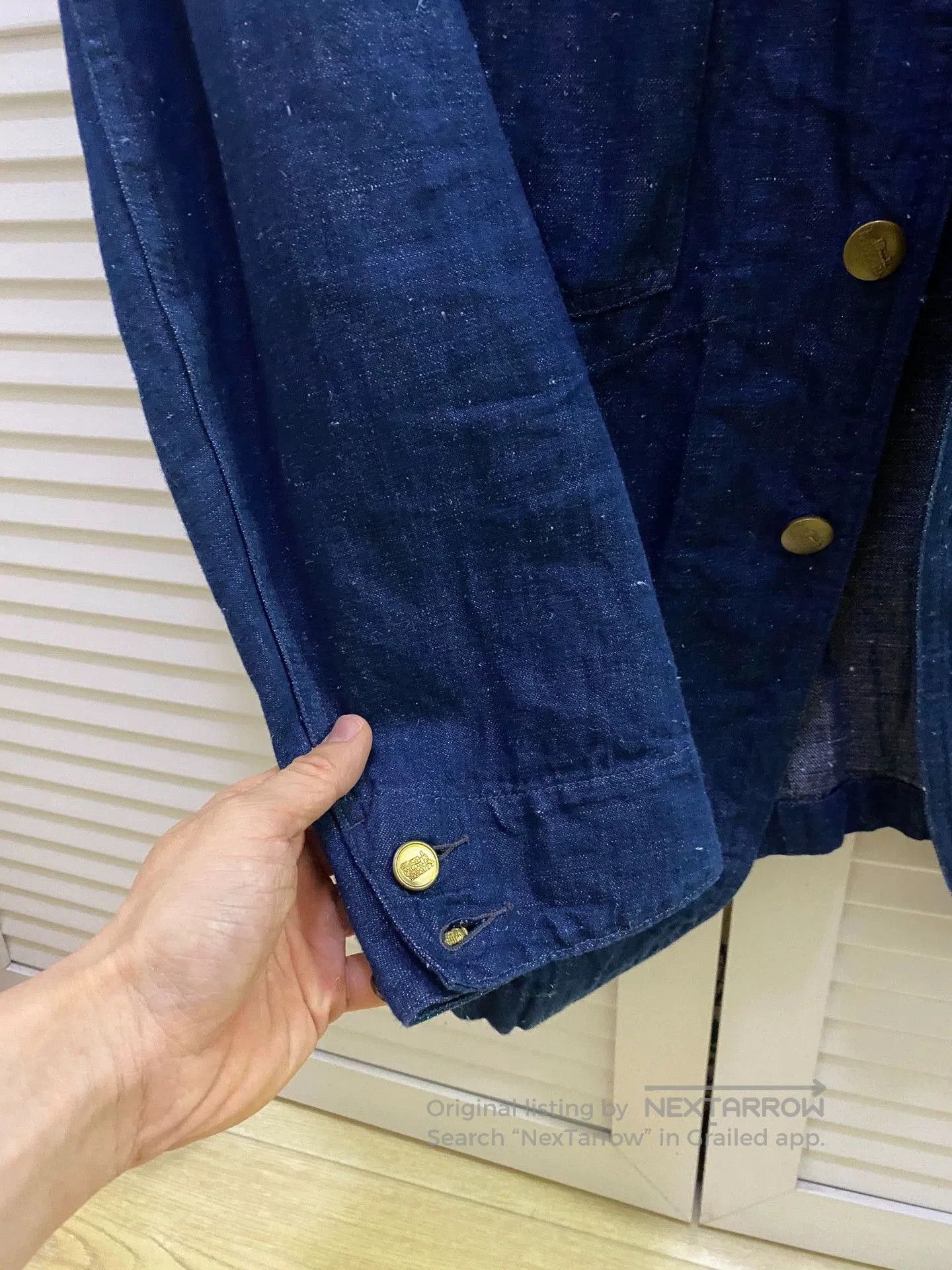 RRL Ralph Lauren RRL Cotton-Linen Denim Casual Blazer. Size US L / EU 52-54 / 3 - 5 Thumbnail