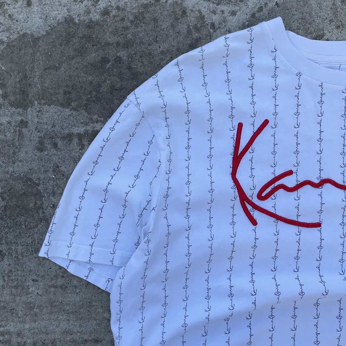 Vintage Vintage T-shirts Karl Kani Big Logo Monogram Style USA 00s Size US XXL / EU 58 / 5 - 5 Thumbnail