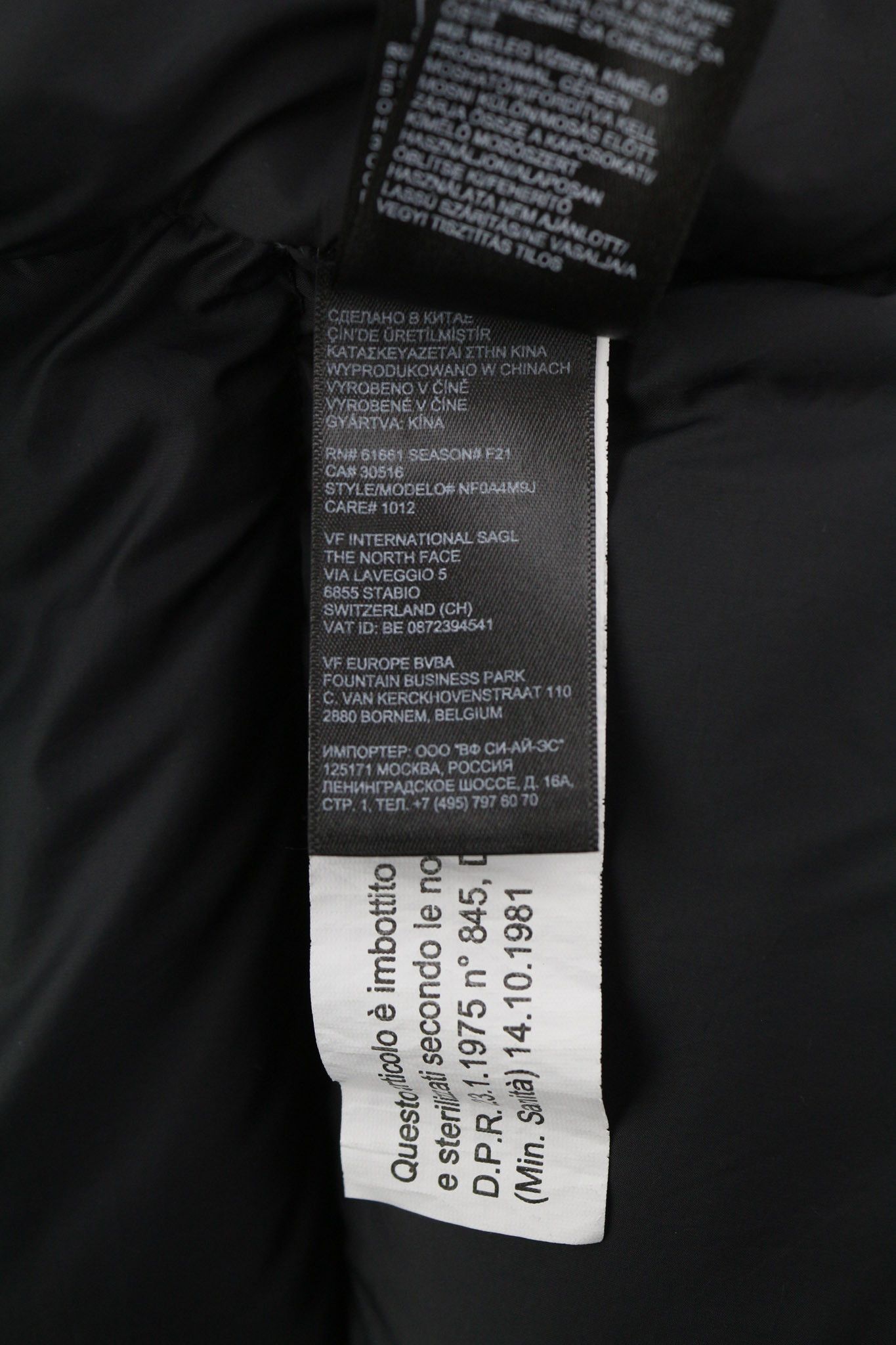 The North Face DIABLO S 700 Down Insulated Quilted Puffer Black 82627 Size US S / EU 44-46 / 1 - 10 Thumbnail