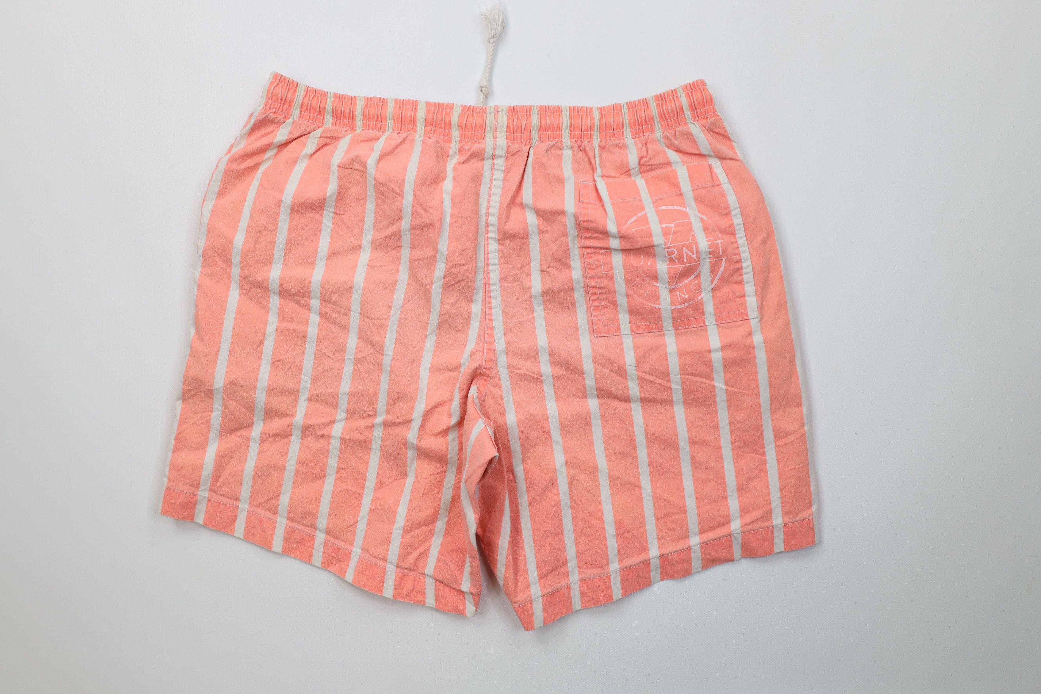Vintage Vintage 90s Streetwear Striped Above Knee Shorts Cotton USA Size US 30 / EU 46 - 9 Thumbnail