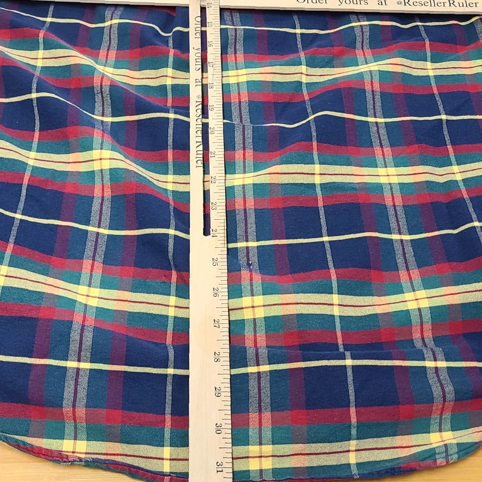 Tommy Hilfiger Tommy Hilfiger Men Button-Up Shirt Plaid Long Sleeve Blue L Regular Collared Shirt Size US L / EU 52-54 / 3 - 7 Thumbnail