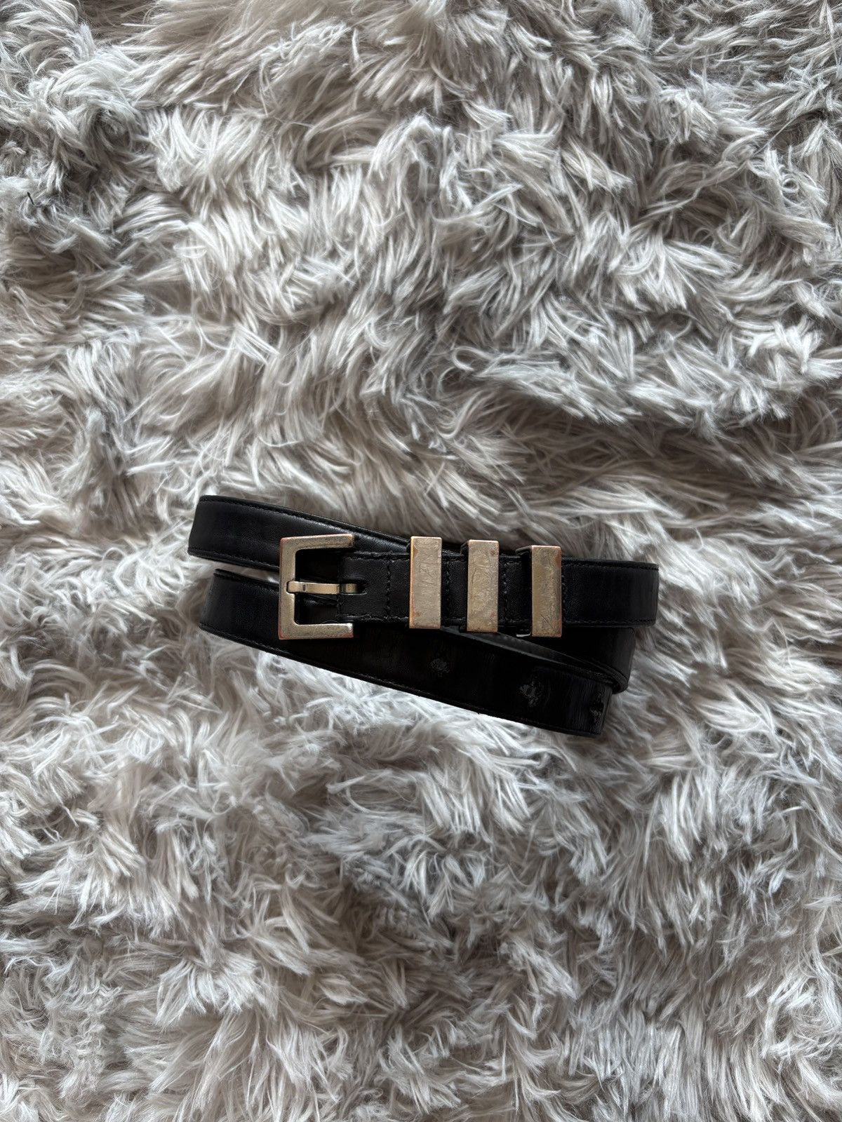 ご*ん様 SAINT LAURENT PARIS 3連 Leatehr belt Saint Laurent 3 Passant Belt | Grailed