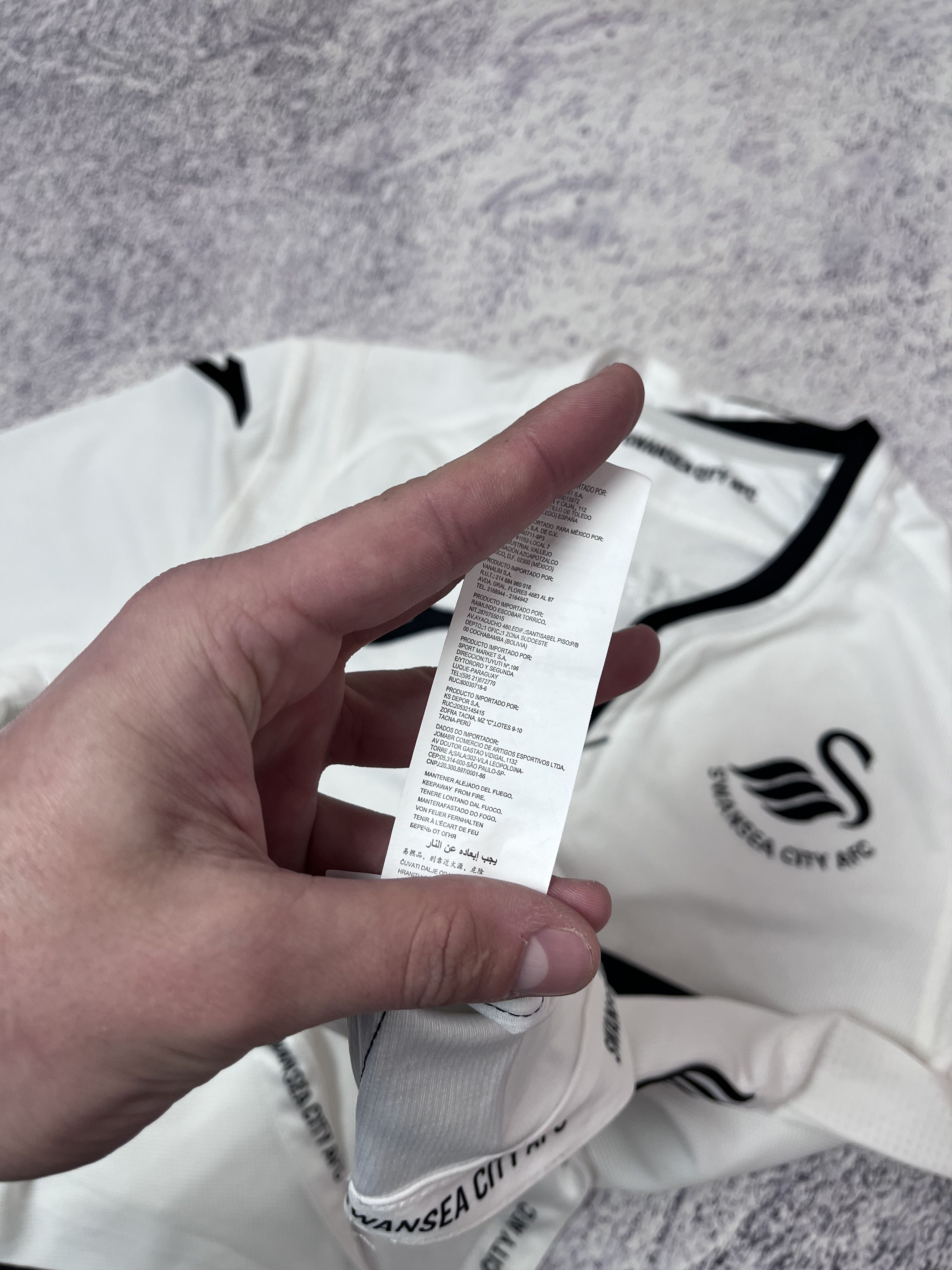 Joma Mens soccer jersey Joma Swansea City AFC size S Size US S / EU 44-46 / 1 - 14 Thumbnail