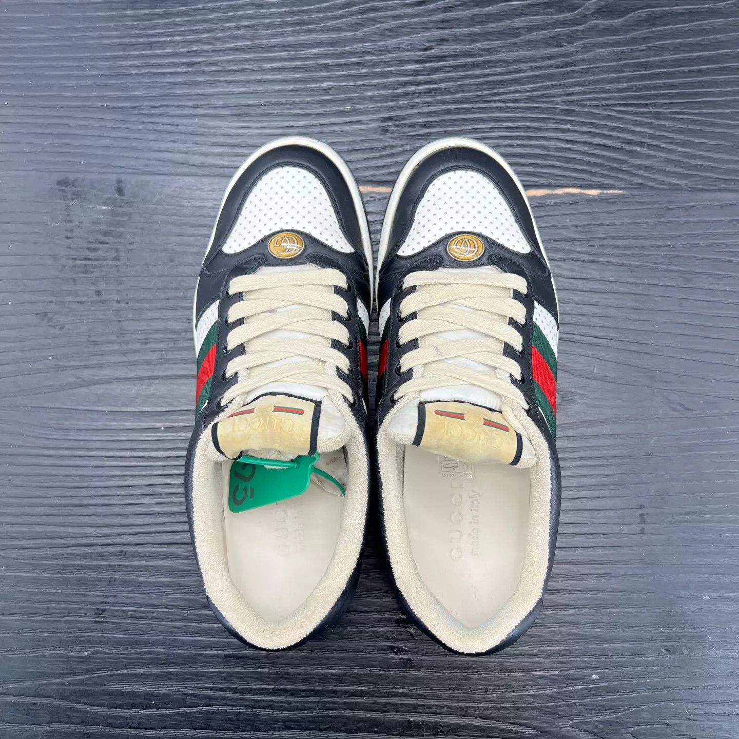 Gucci Gucci Rhyton Sneaker US 6 EUR 40 Black White Red Size US 7 / EU 40 - 3 Thumbnail
