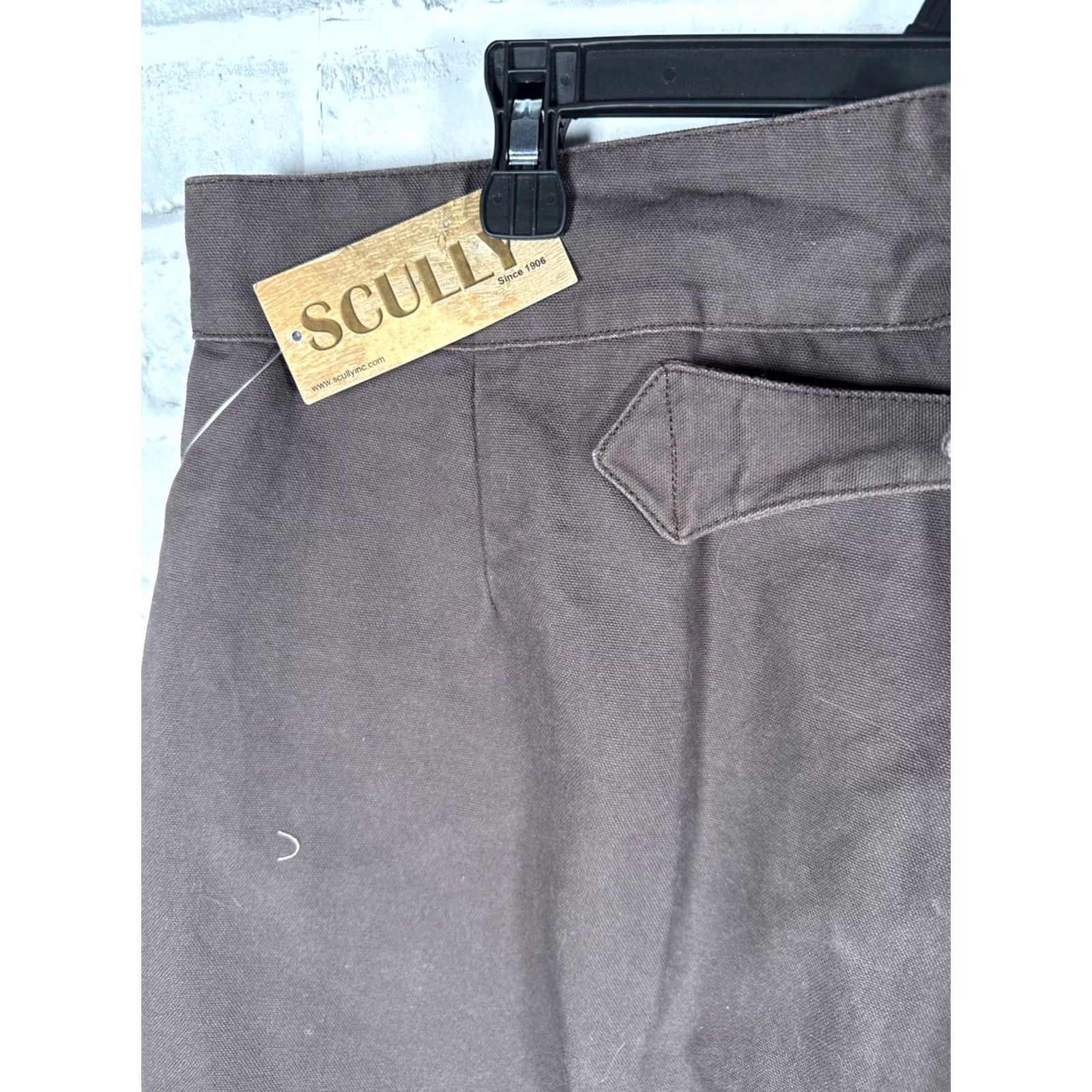 Scully VINTAGE NWT Scully Rangewear Cinch Buckle Back Rancher Pants Canvas Western Mens 40x38 Size US 40 / EU 56 - 3 Thumbnail