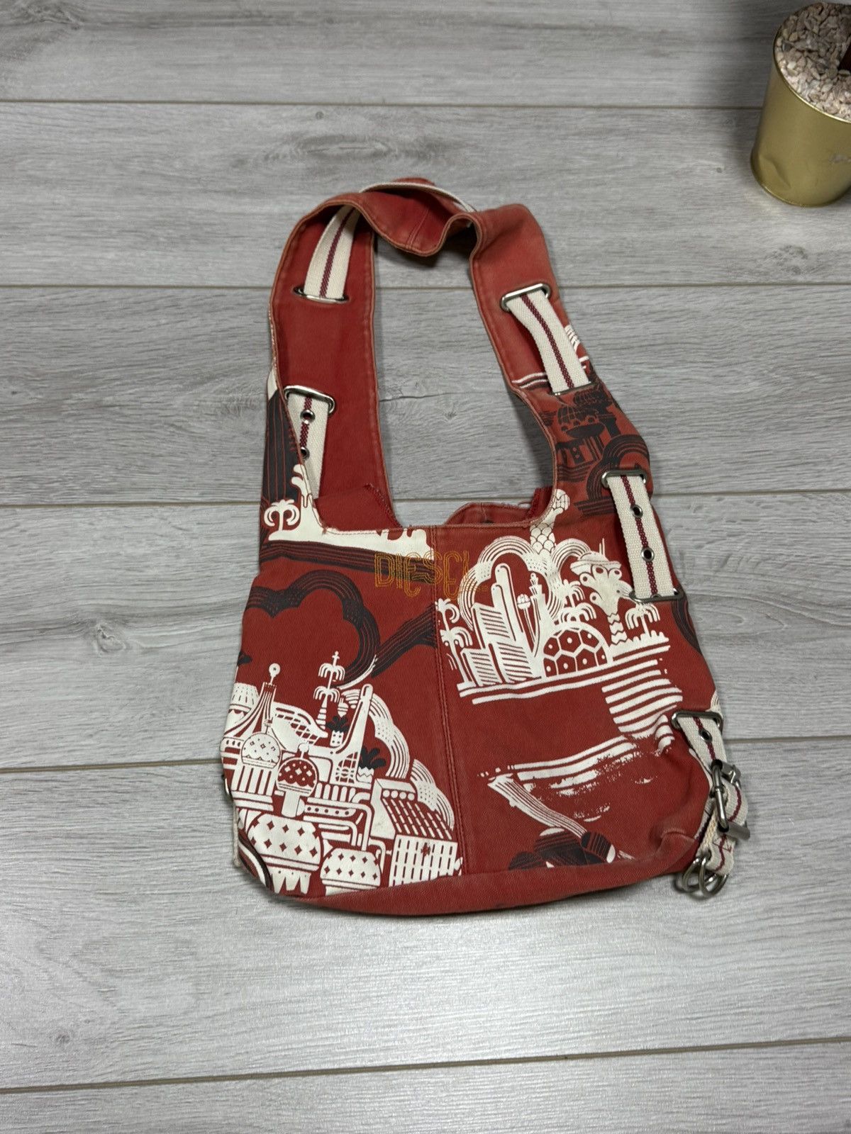 Diesel Diesel vintage belt paint bag urban Size ONE SIZE - 2 Thumbnail