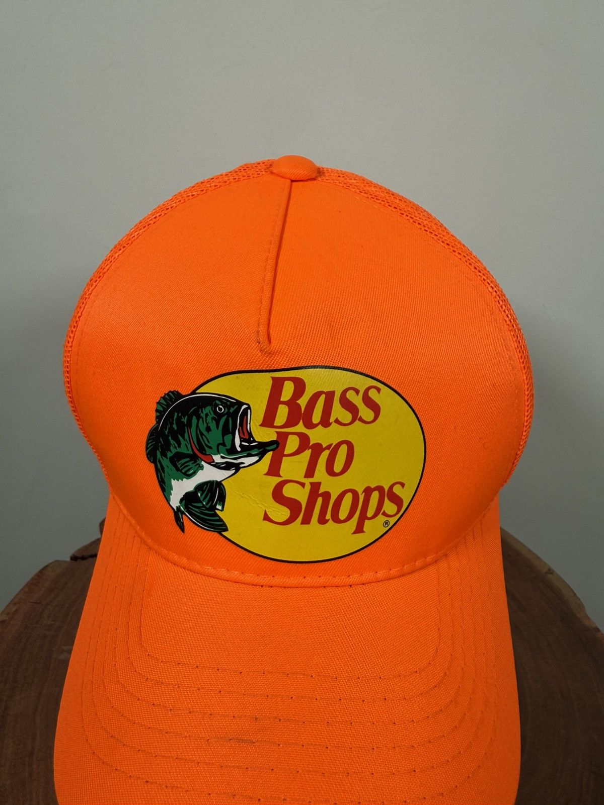 Bass Pro Shops Bass Pro Shops Orange Trucker Hat Size ONE SIZE - 3 Thumbnail