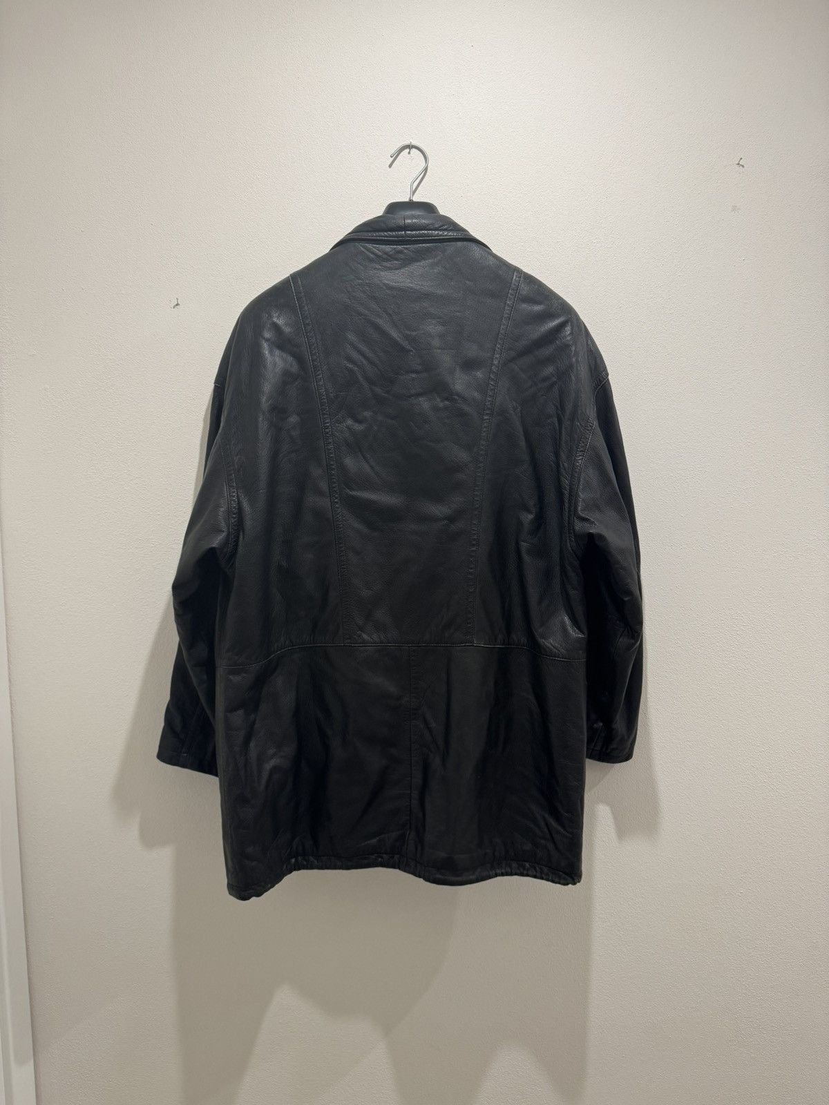 Burberry × Vintage Vintage Burberry Leather Coat 52 (L) Size US L / EU 52-54 / 3 - 12 Thumbnail