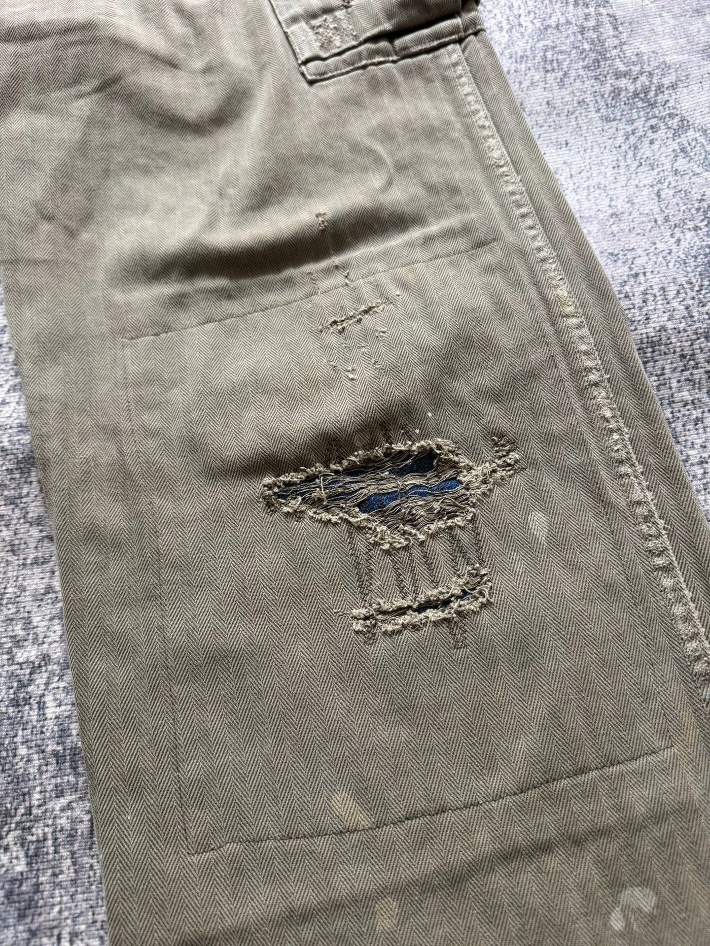 Visvim VISVIM 18SS VETERANS PANTS CRASH olive 3 Size US 34 / EU 50 - 2 Thumbnail