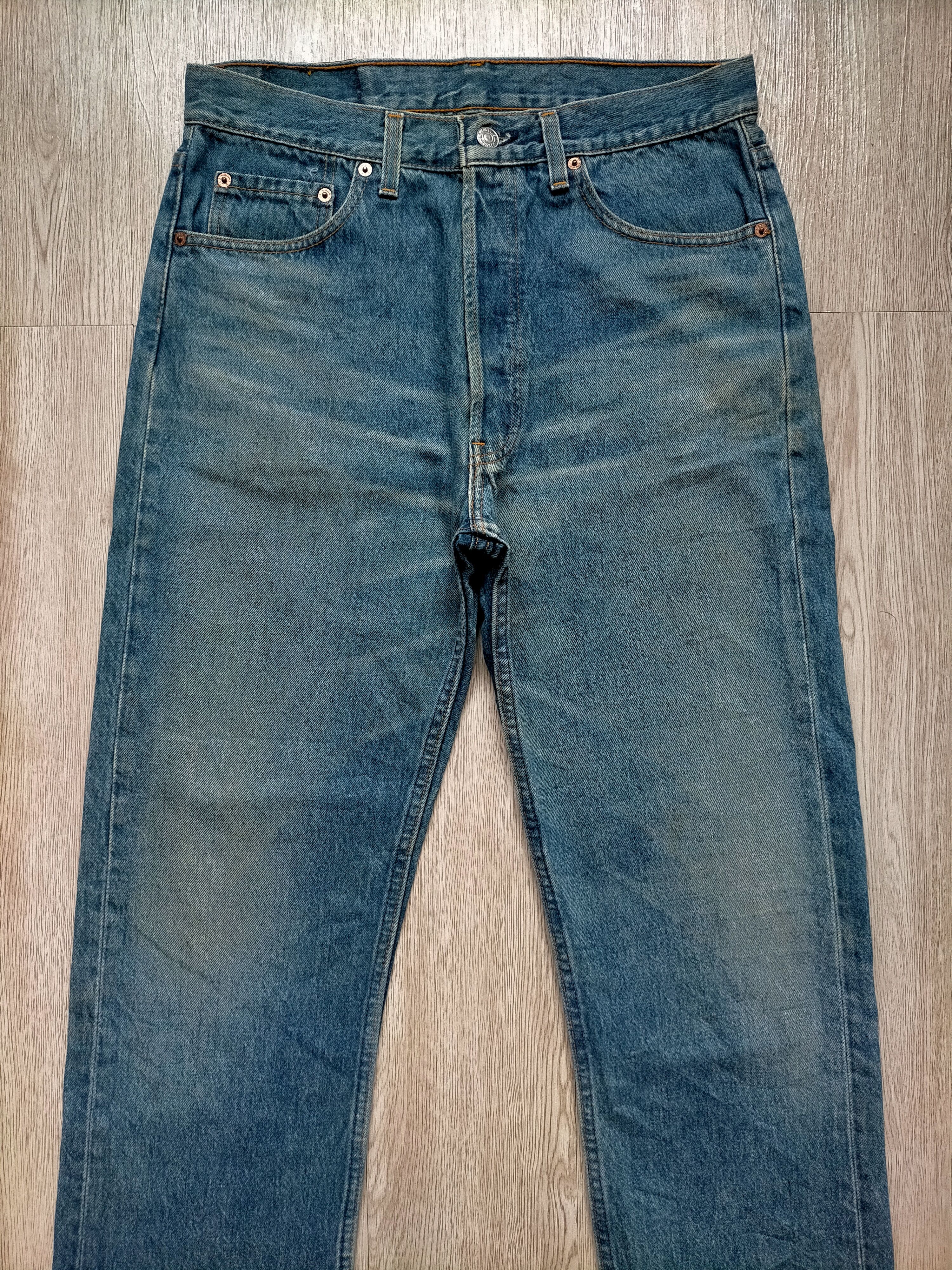 Levi's Vtg Levis 501 Made in usa Blue Denim Jeans Size US 32 / EU 48 - 4 Thumbnail