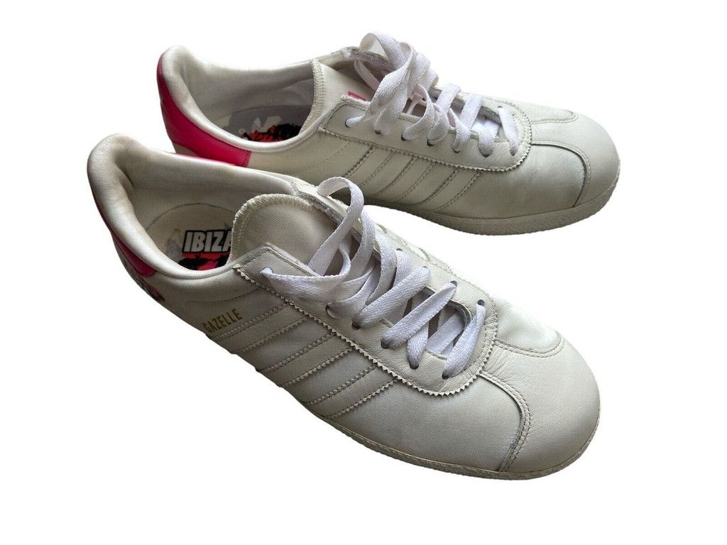 Adidas Gazelle 2 W Legacy I Love IBIZA (2007) Pink White UK 5.5 Size US 5.5 / IT 35.5 - 4 Thumbnail