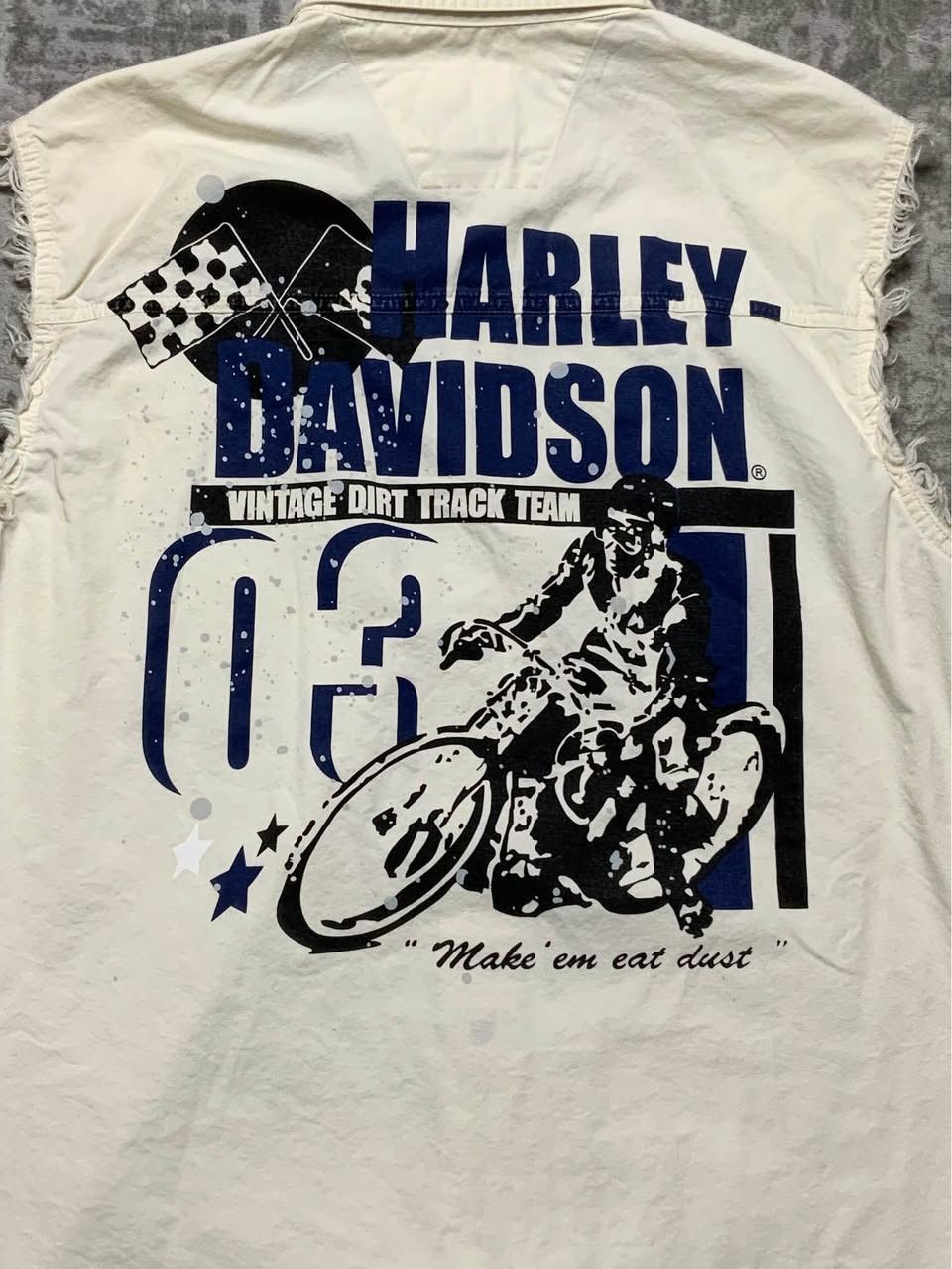 Harley Davidson Vtge. Harley Davidson Sleeveless Size M-2006 Size US M / EU 48-50 / 2 - 11 Thumbnail