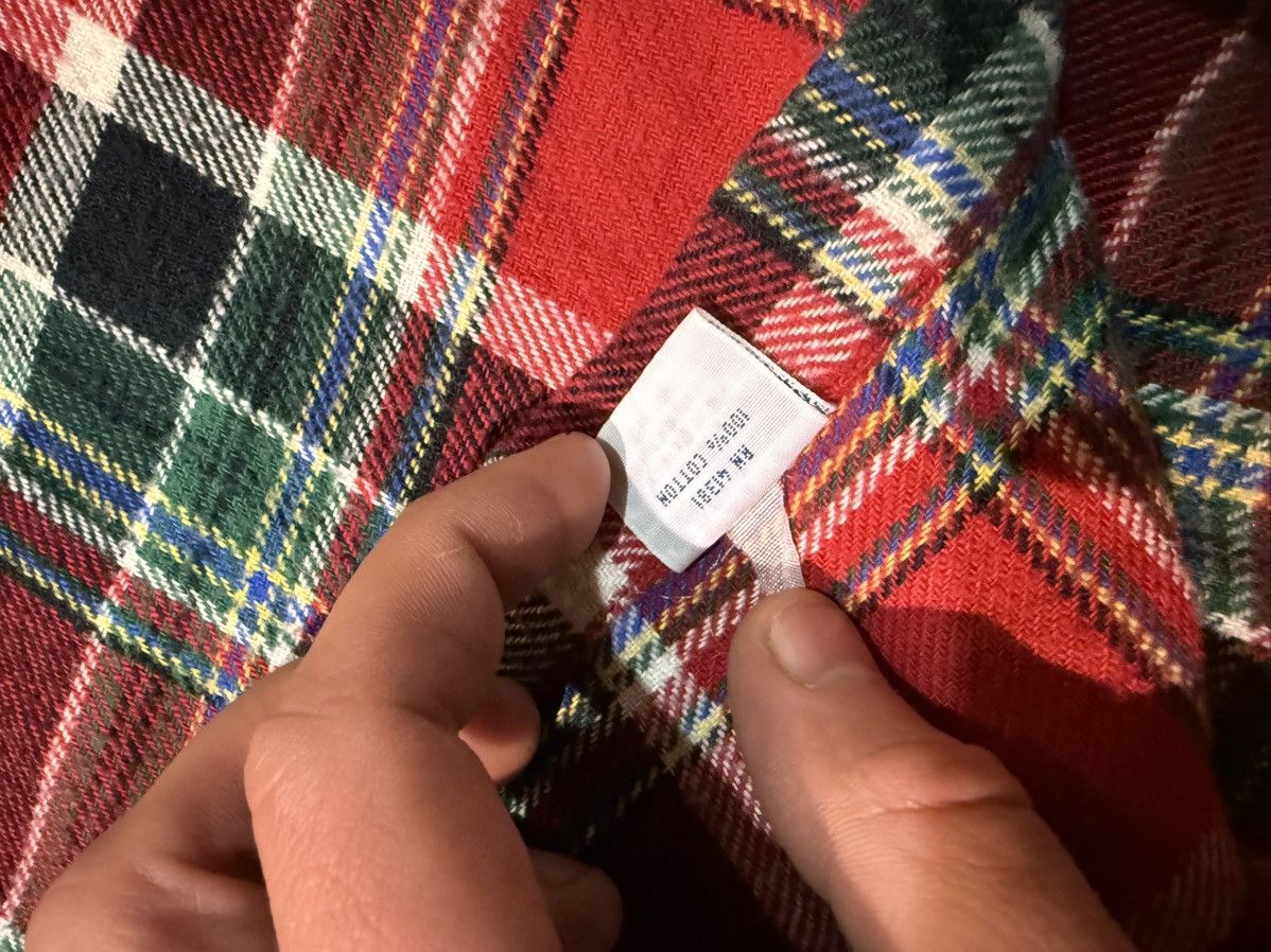 Polo Ralph Lauren Polo Ralph Lauren Plaid Flannel Shirt Red Green Size L Size US L / EU 52-54 / 3 - 4 Thumbnail