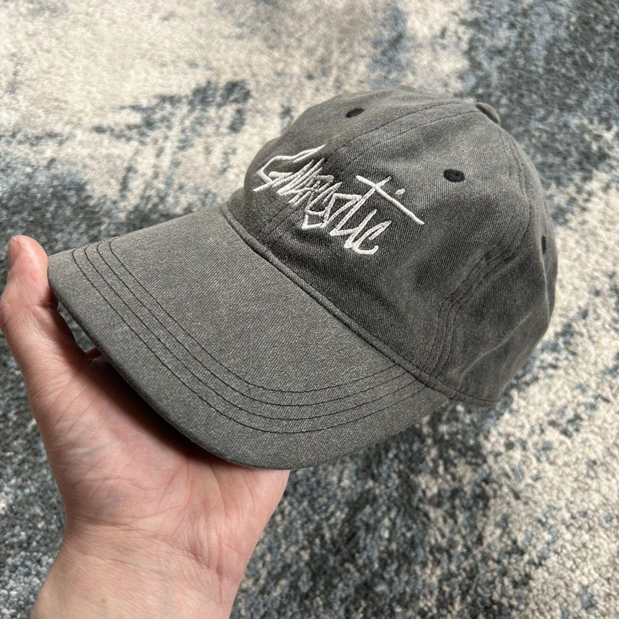 Gnarcotic × Vintage GNARCOTiC ATLANTA DiSTRESSED UNSTRUCTURED DAD CAP HAT Size ONE SIZE - 3 Thumbnail