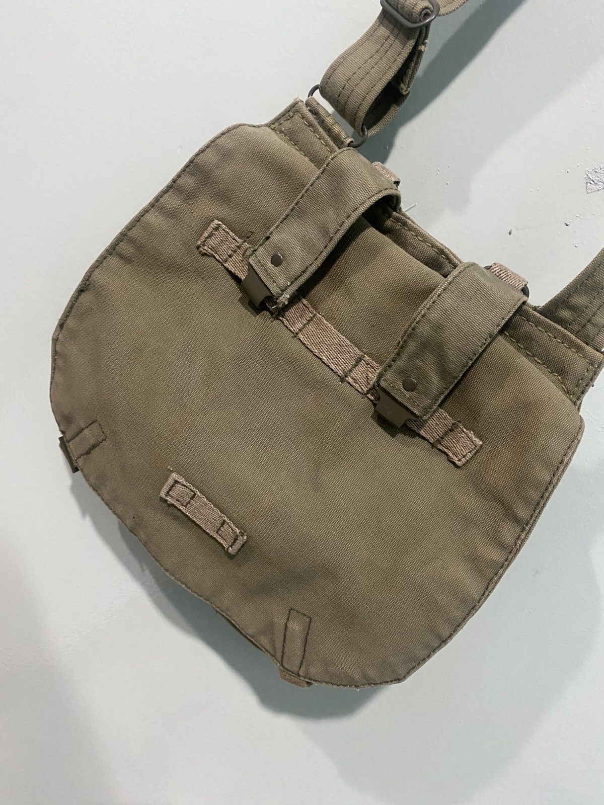 Vintage Rare Vintage 70s Ration Bag Soldiers Issue Field Canvas Nato Size ONE SIZE - 4 Thumbnail