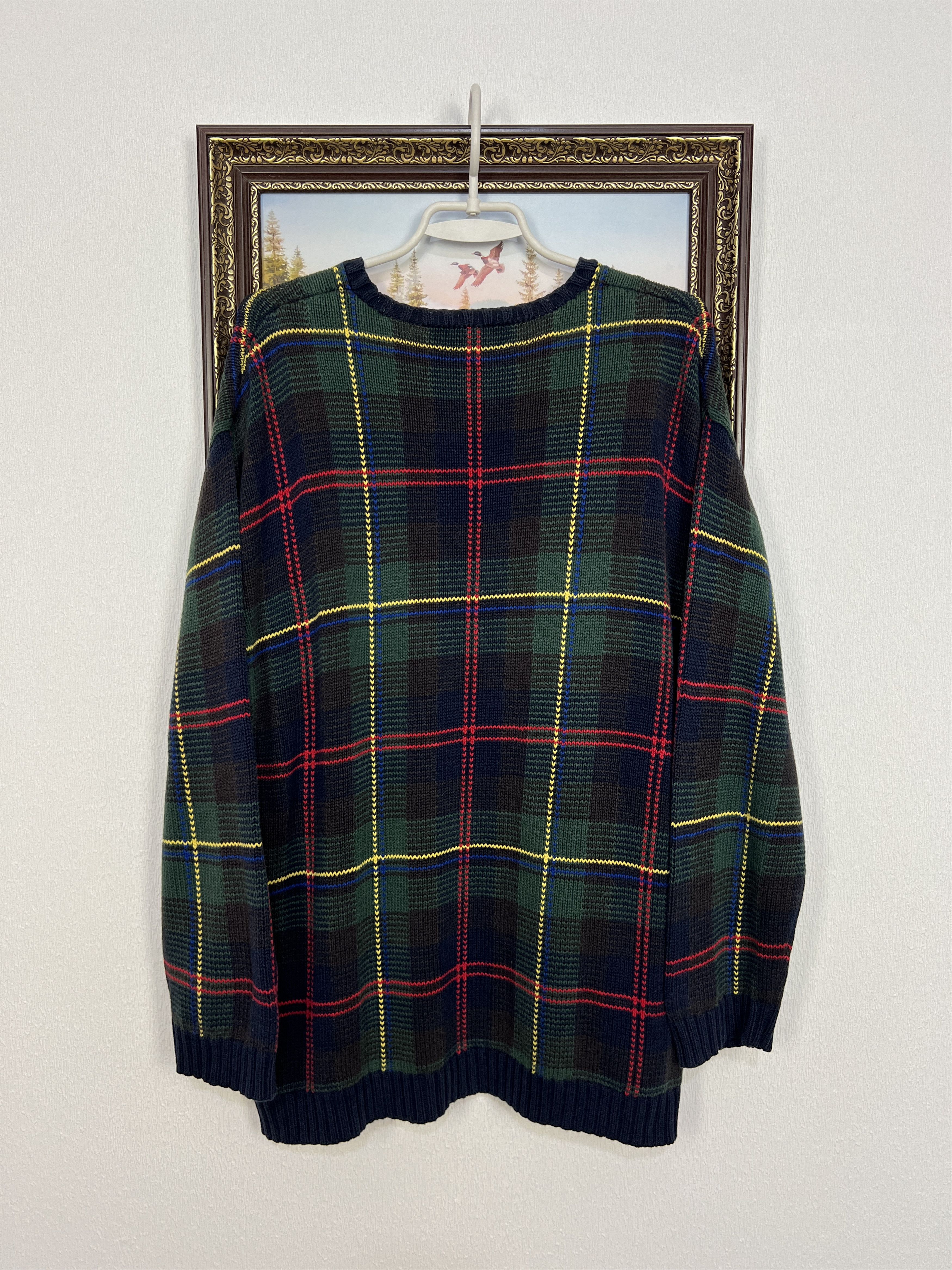 Ralph Lauren Vintage Ralph Lauren Golf Bag Striped Knit Sweater Pullover Size US M / EU 48-50 / 2 - 7 Thumbnail