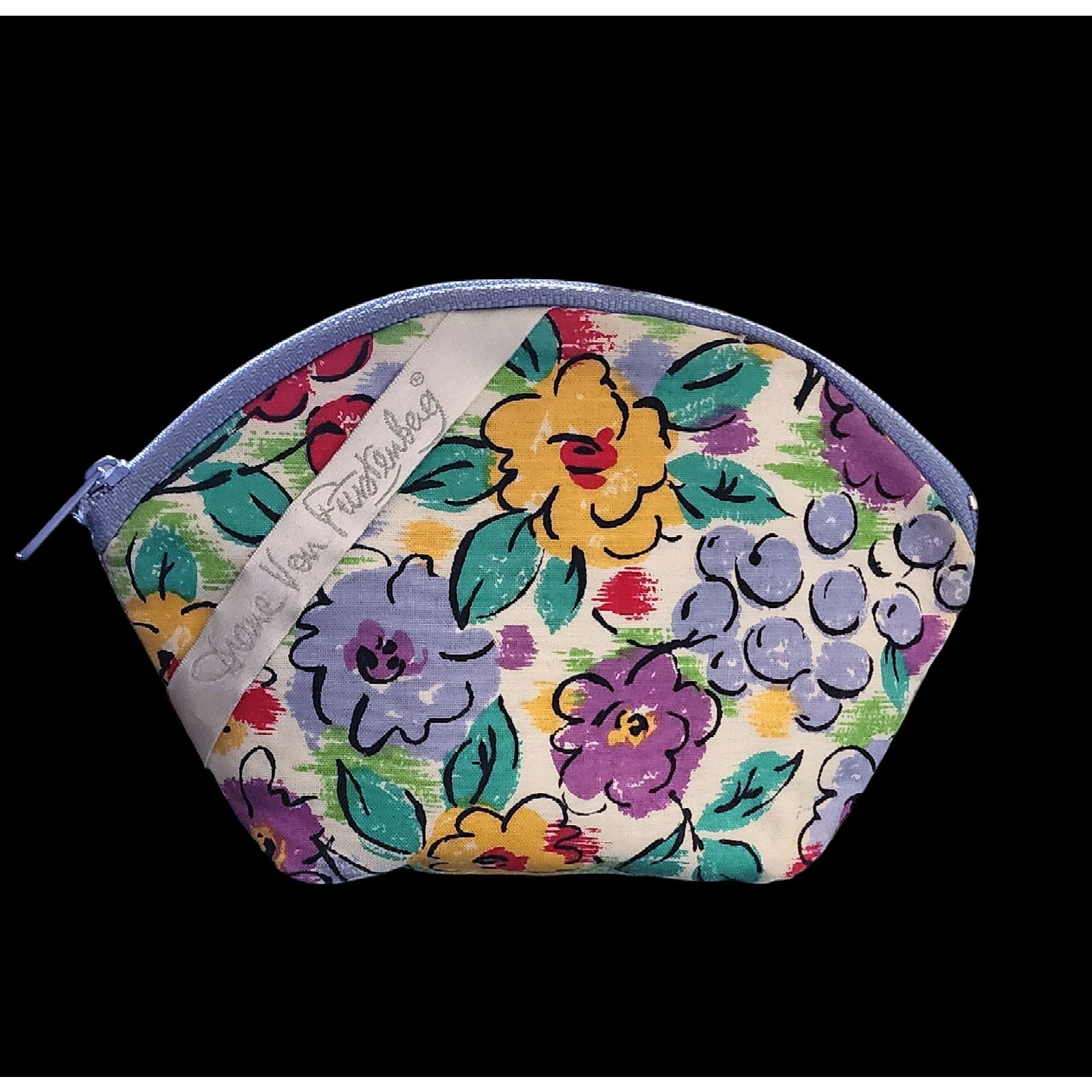 Diane von Furstenberg Diane Von Furstenberg floral & grape makeup travel bag Size ONE SIZE - 1 Thumbnail