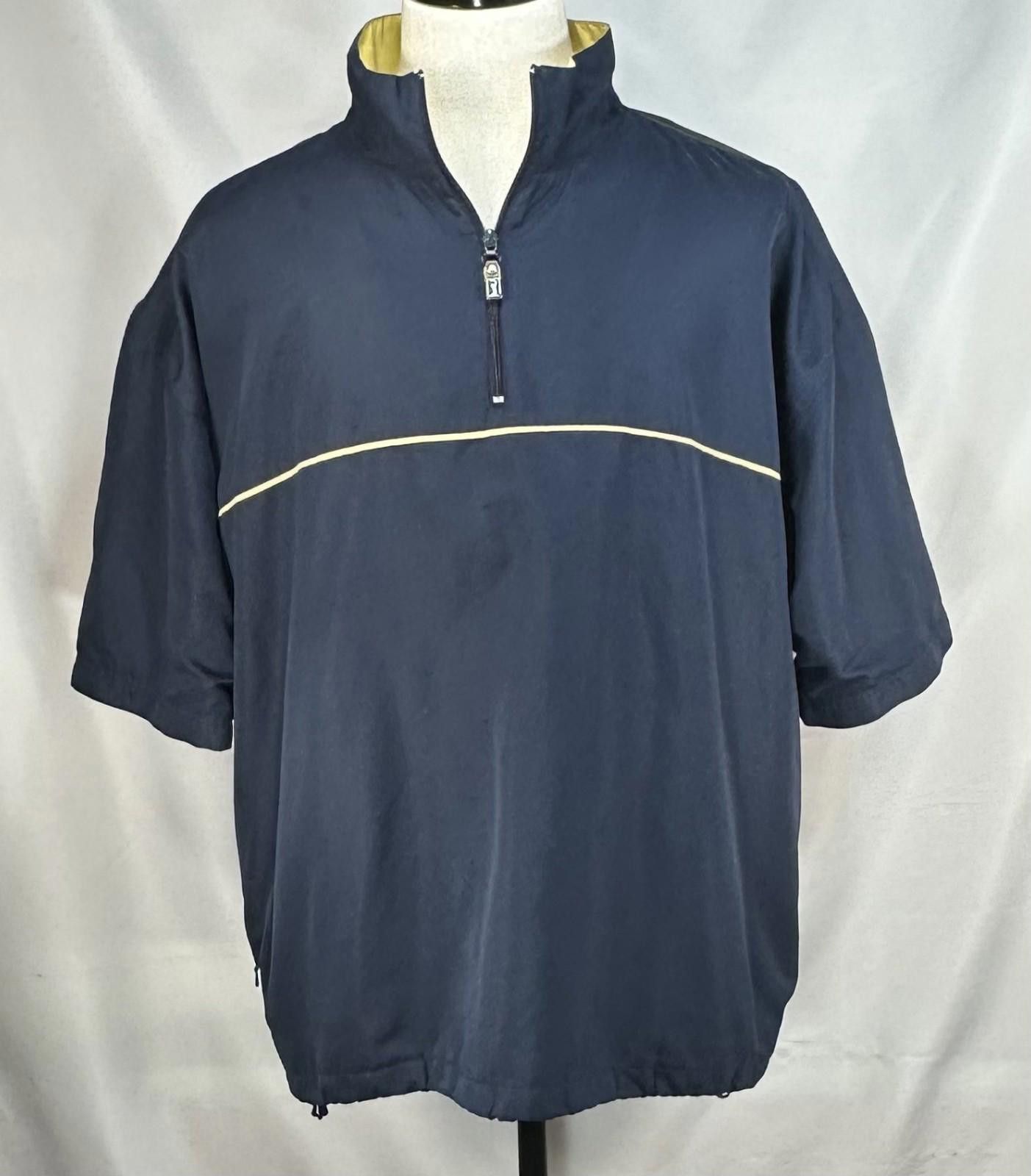PGA Tour PGA Tour 1/4 Zip Golf Pullover Athletic Jacket Blue Mens 2XL Size ONE SIZE - 1 Thumbnail