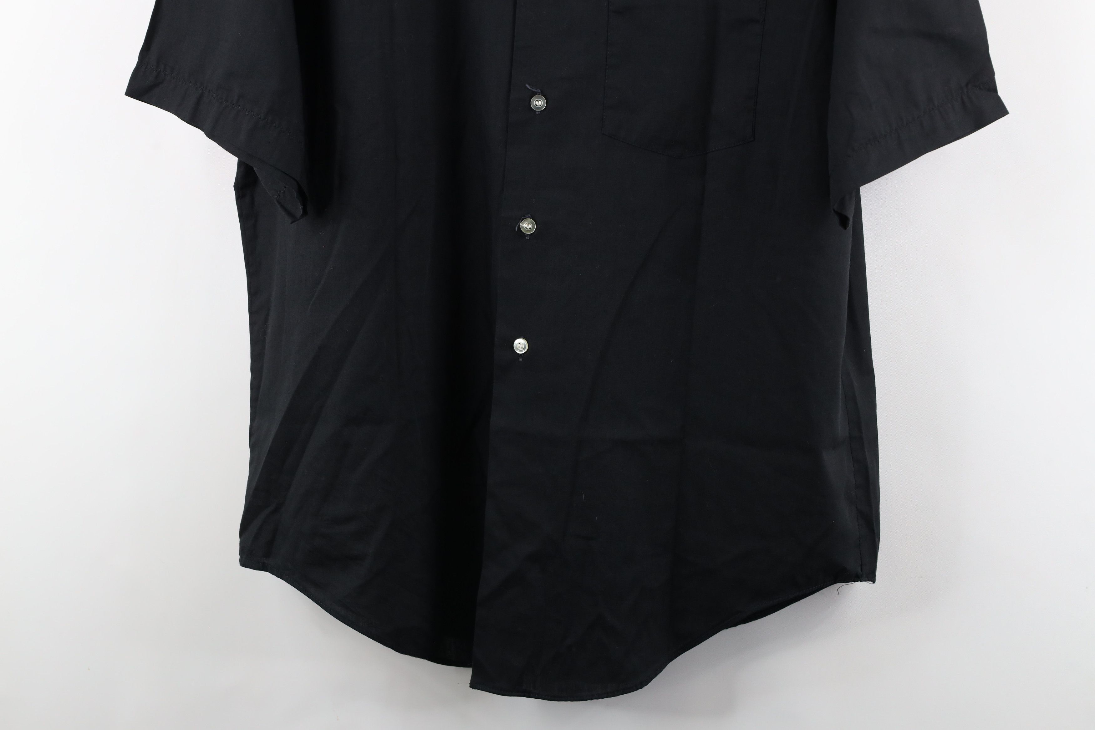 Fruit Of The Loom × Vintage Vtg 60s 70s Fruit of the Loom Short Sleeve Button Shirt Size US L / EU 52-54 / 3 - 3 Thumbnail