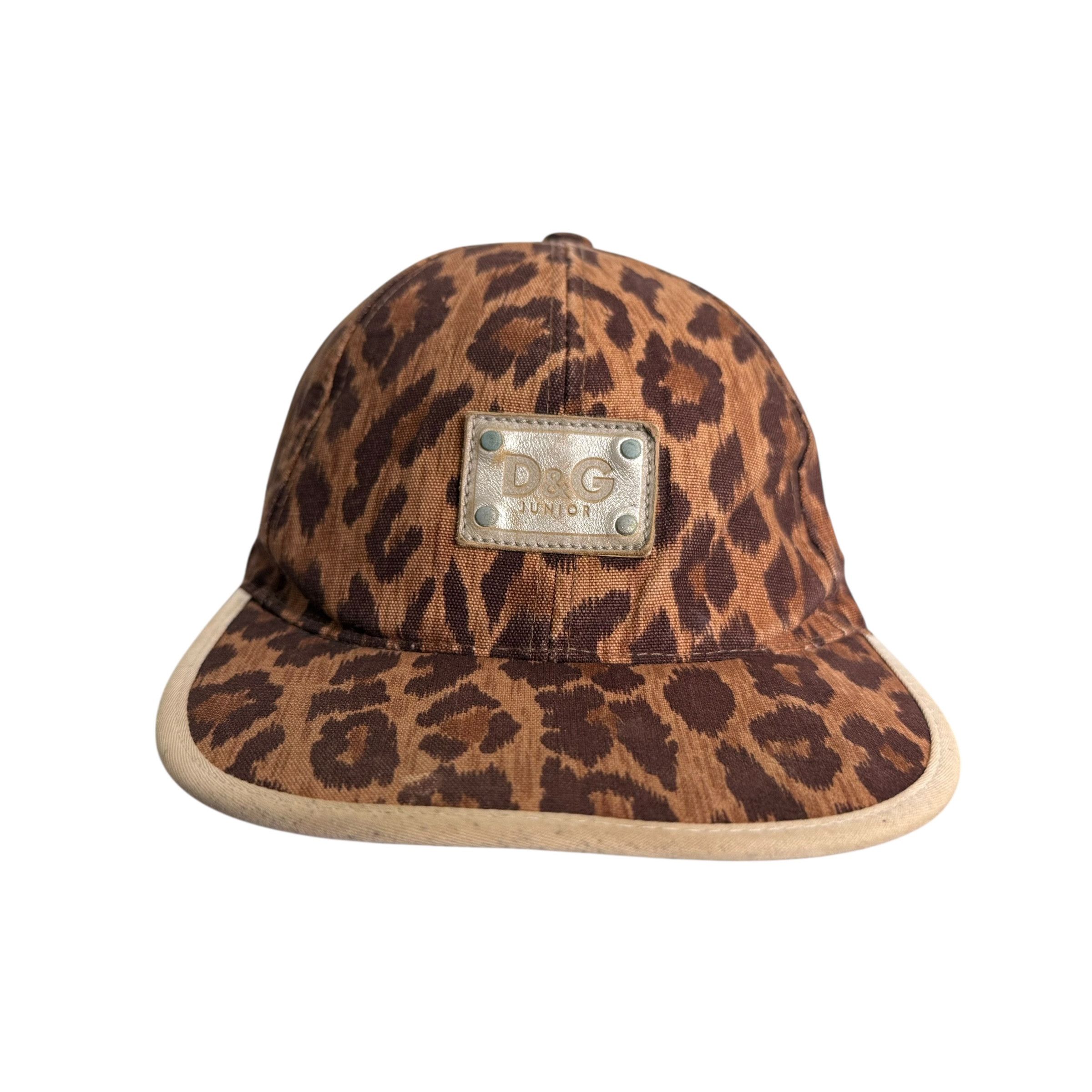 Dolce & Gabbana 🔥RARE🔥D&G Dolce & Gabbana Junior Leopard Adjustable Cap Size ONE SIZE - 1 Thumbnail