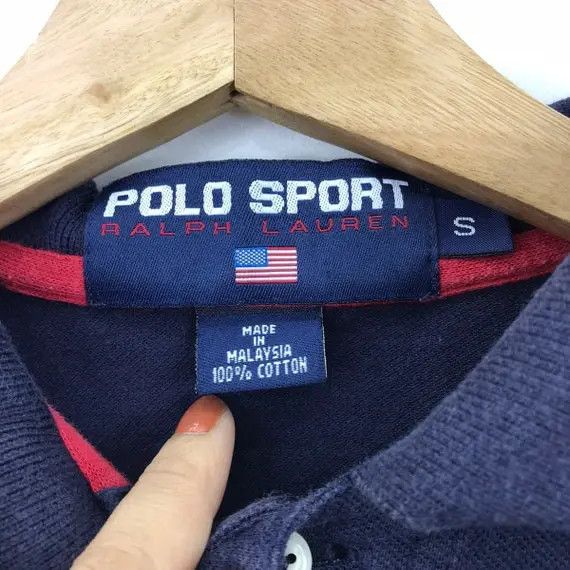 Polo Ralph Lauren Vtg 90’ Polo Sport USA RALPH LAUREN Polo Tee Shirt Size US M / EU 48-50 / 2 - 5 Thumbnail