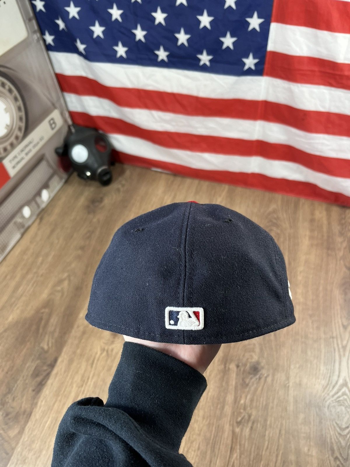 Vintage Boston Red Sox New Era Cap Size 7 1/8 Size ONE SIZE - 3 Thumbnail