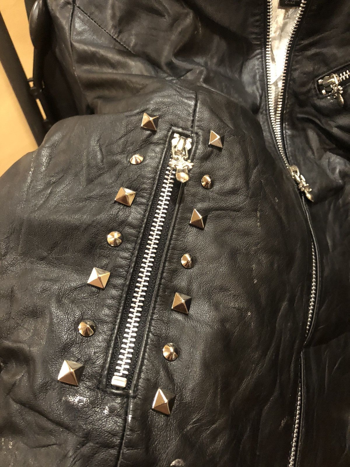 Wilsons Leather Led Zepellin Leather jacket Size S / US 4 / IT 40 - 8 Thumbnail