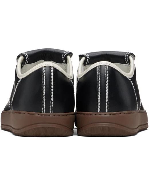 Lanvin os11x0226 Dbb1 Sneakers With Leather Tongue In Black Size US 7 / EU 40 - 3 Thumbnail
