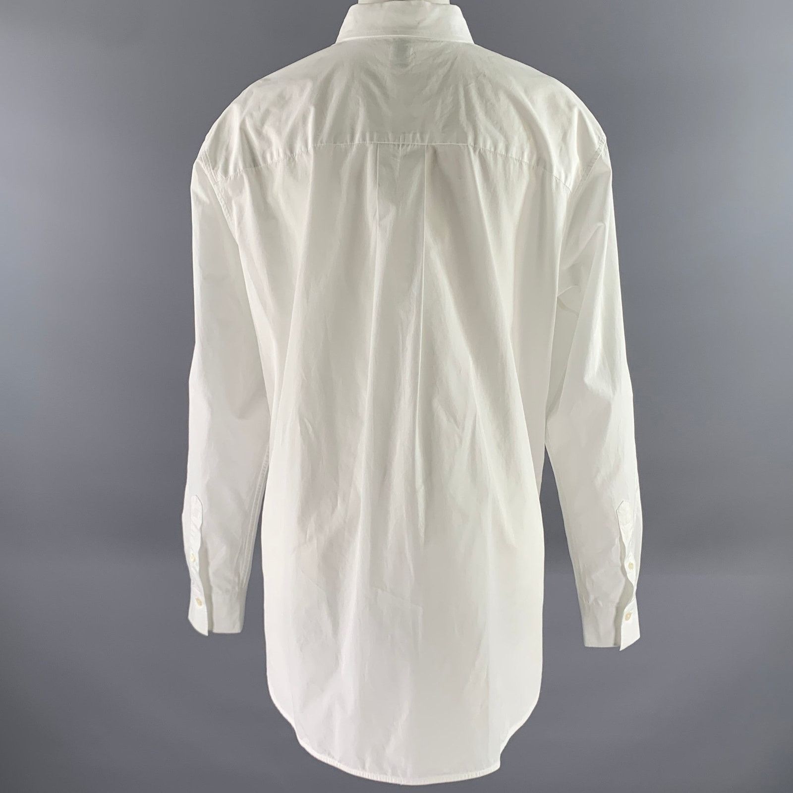 Toteme TOTEME Size 10 White Cotton Shirt Size L / US 10 / IT 46 - 4 Thumbnail