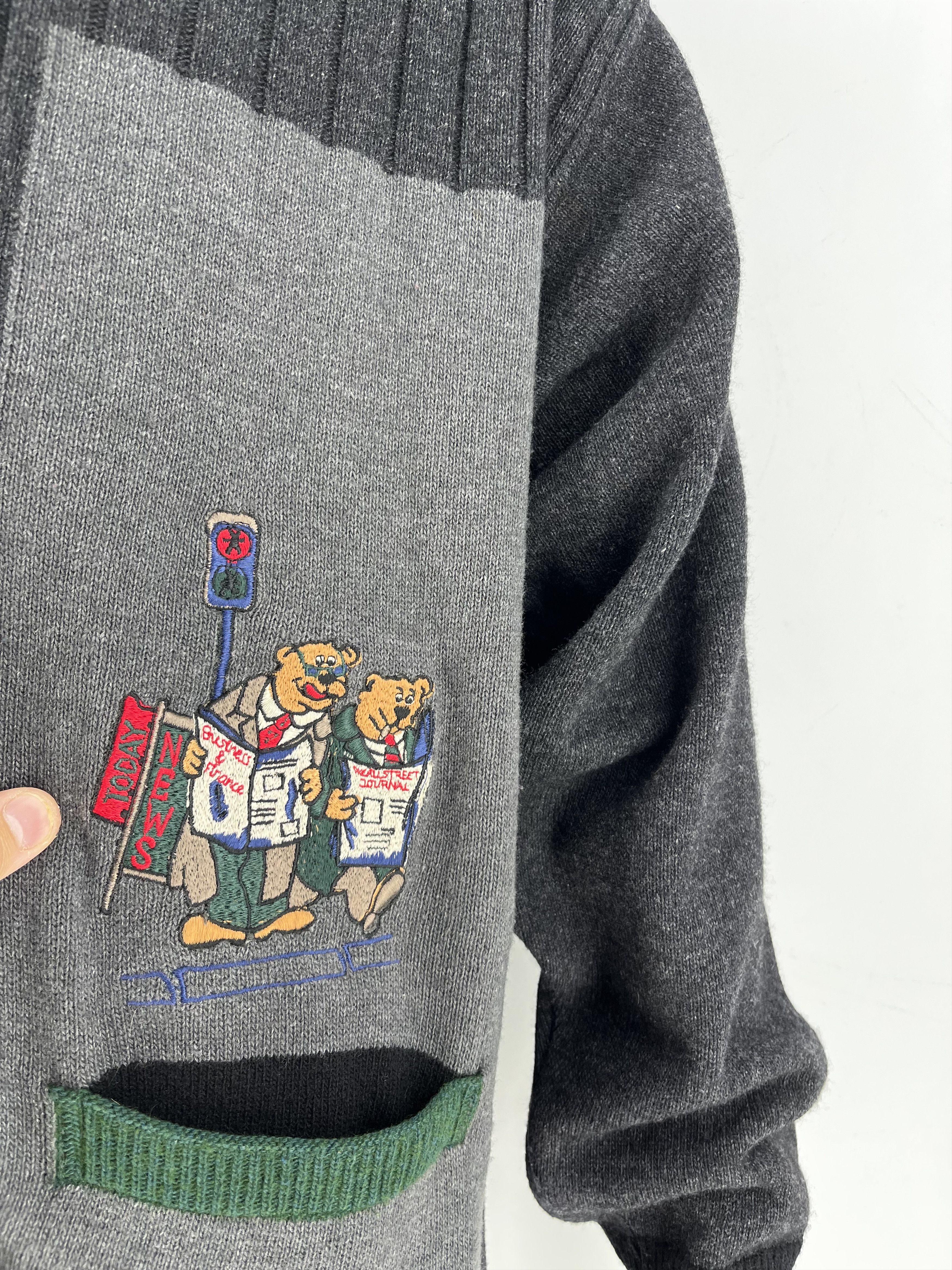 Carlo Colucci Vintage 90S Carlo Colucci Cardigan XLarge / XXL Size US XXL / EU 58 / 5 - 6 Thumbnail