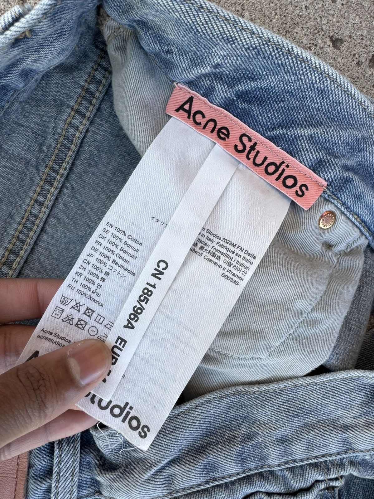Acne Studios Acne Studios Baggy Light Wash Jeans Size US 34 / EU 50 - 3 Thumbnail