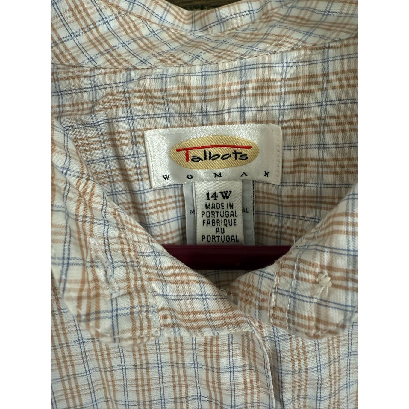 Other Talbots button front shirt top blouse 3/4 sleeves size 14W Size XL / US 12-14 / IT 48-50 - 3 Thumbnail