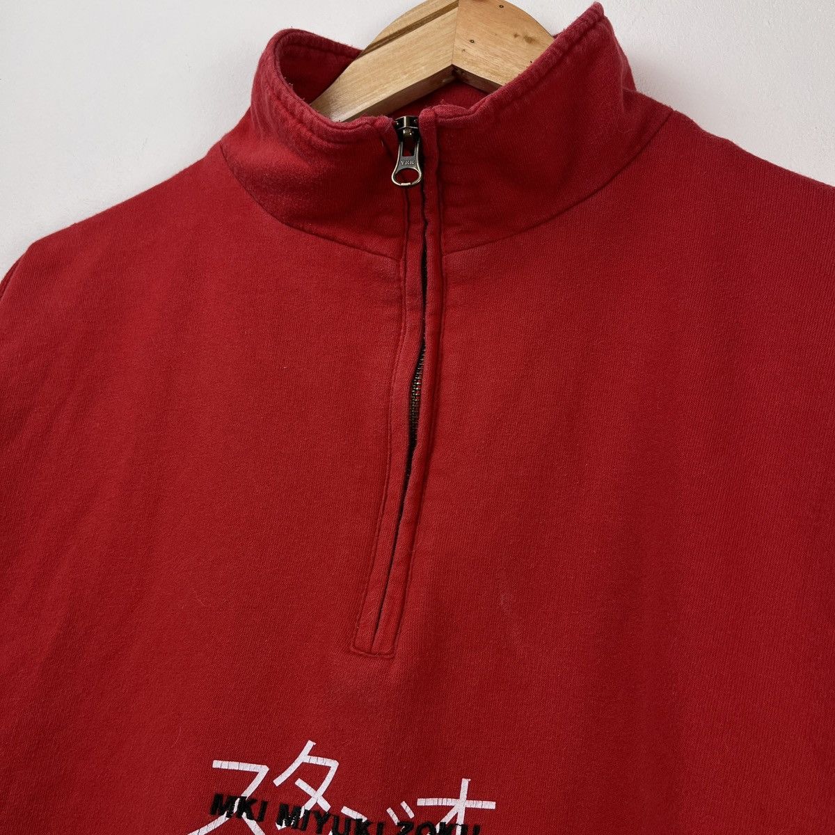 Mki Miyuki Zoku MKI Miyuki Zoku Designer 3/4 Zip Sweatshirt Luxury Y2k Size US L / EU 52-54 / 3 - 6 Thumbnail