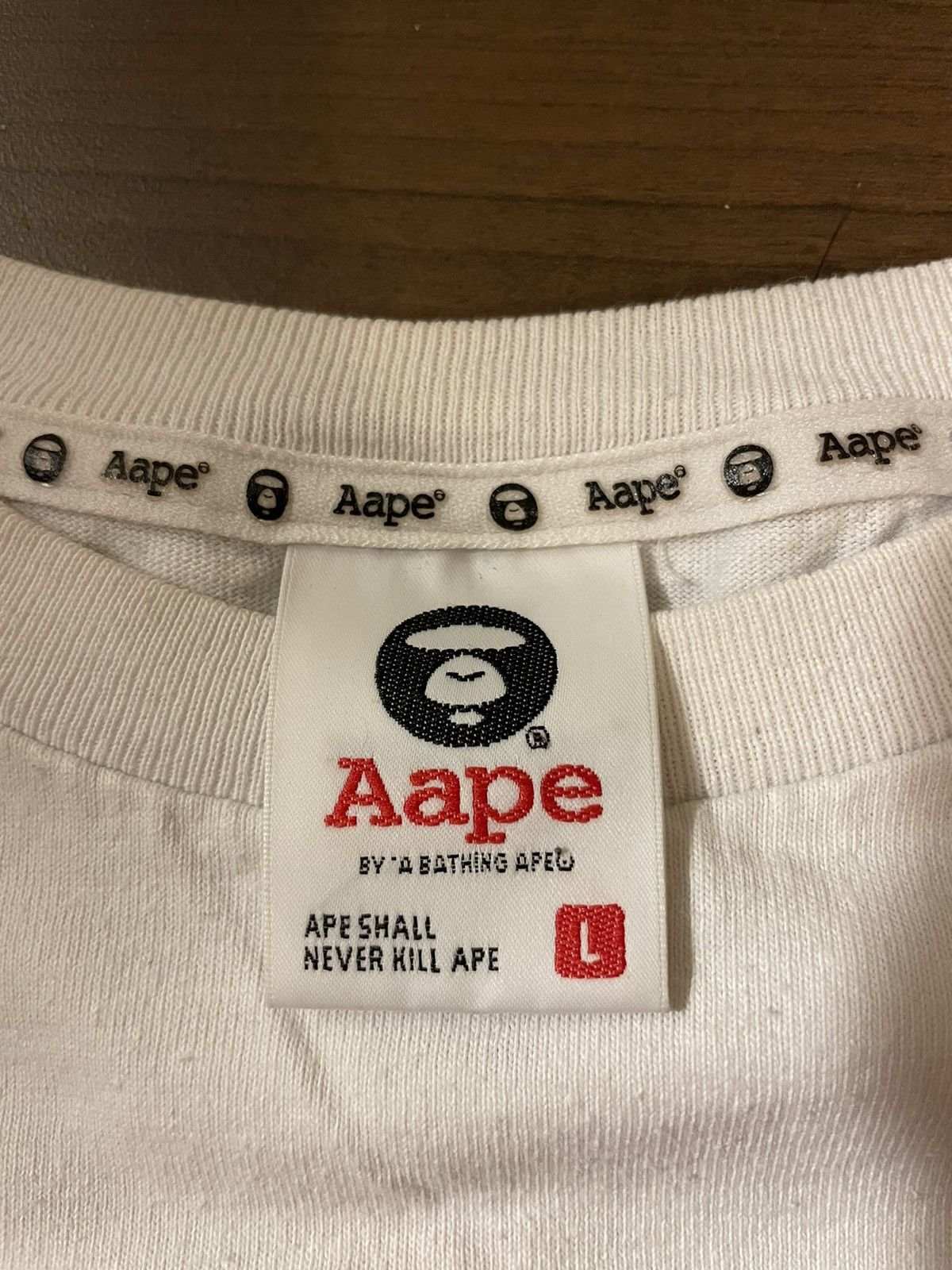 Aape × Bape Go Aape by Bathing Ape Tee Size US L / EU 52-54 / 3 - 4 Thumbnail