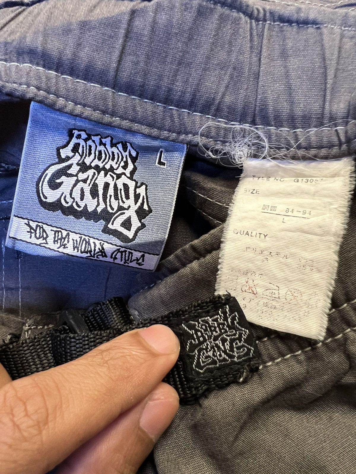 Fubu Vintage Y2K Bobby Gang JNCO Skater Cargo Jorts Shorts Baggy Size US 36 / EU 52 - 7 Thumbnail