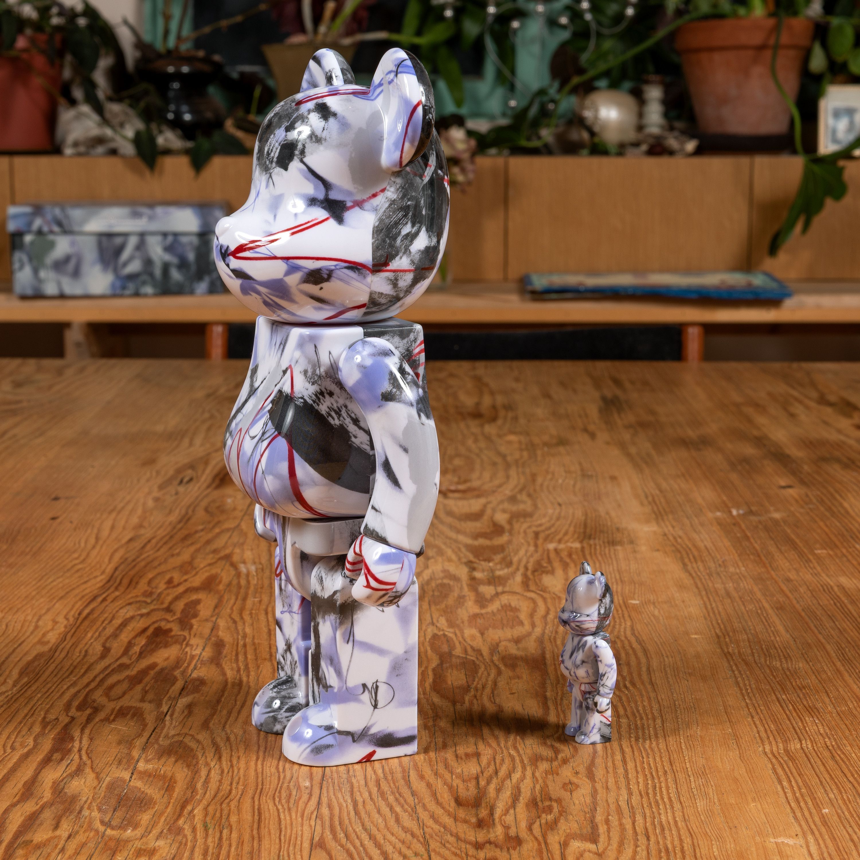 Medicom Toy Medicom Be@rbrick x Futura 400% + 100% Bearbrick Boxset Size ONE SIZE - 2 Thumbnail