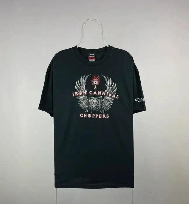 West Coast Choppers Iron cannibal T-shirt vintage biker size XXLARGE black 2000 Size US XXL / EU 58 / 5 - 1 Thumbnail