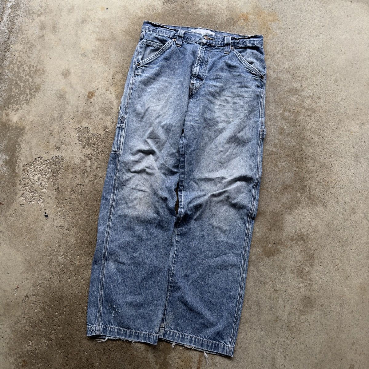 Levi's Levi's Thrashed Faded Distressed Skater Jeans ERD Grunge Size US 34 / EU 50 - 5 Thumbnail