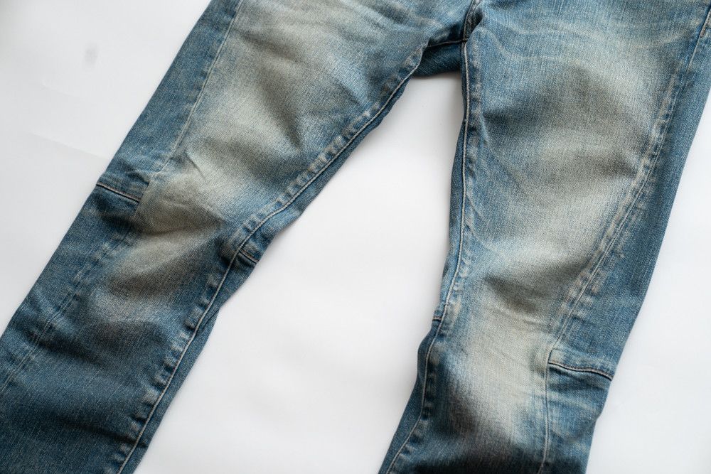 Balmain 2011FW 3D BLUE DENIM Christophe Decarnin Size US 27 - 6 Thumbnail