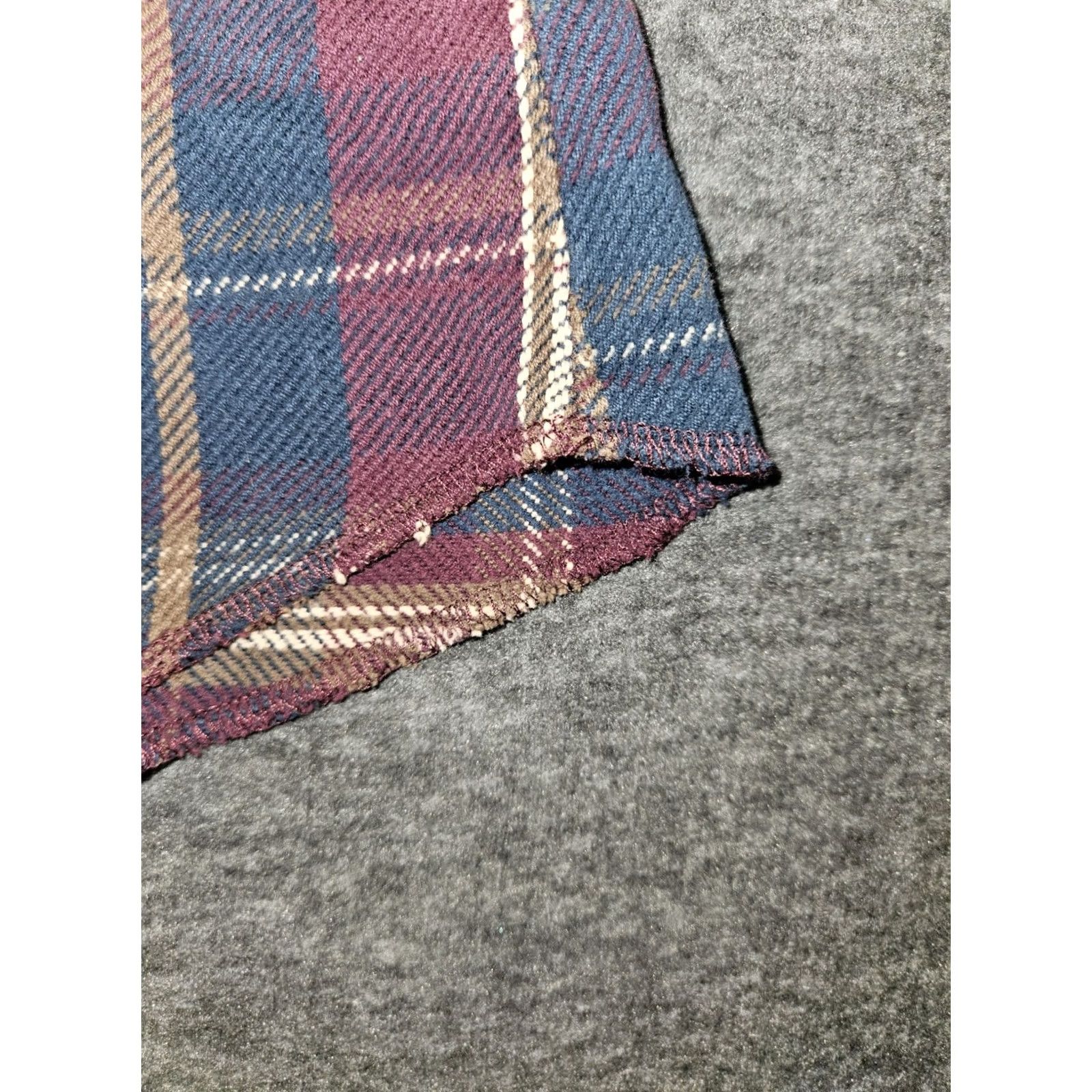 Wrangler VINTAGE Wrangler Flannel Shacket Men XL Plaid Long Sleeve Snap Cowboy Retro Surged Hem Pockets Easy Care Button-Up Collection Size US XL / EU 56 / 4 - 5 Thumbnail