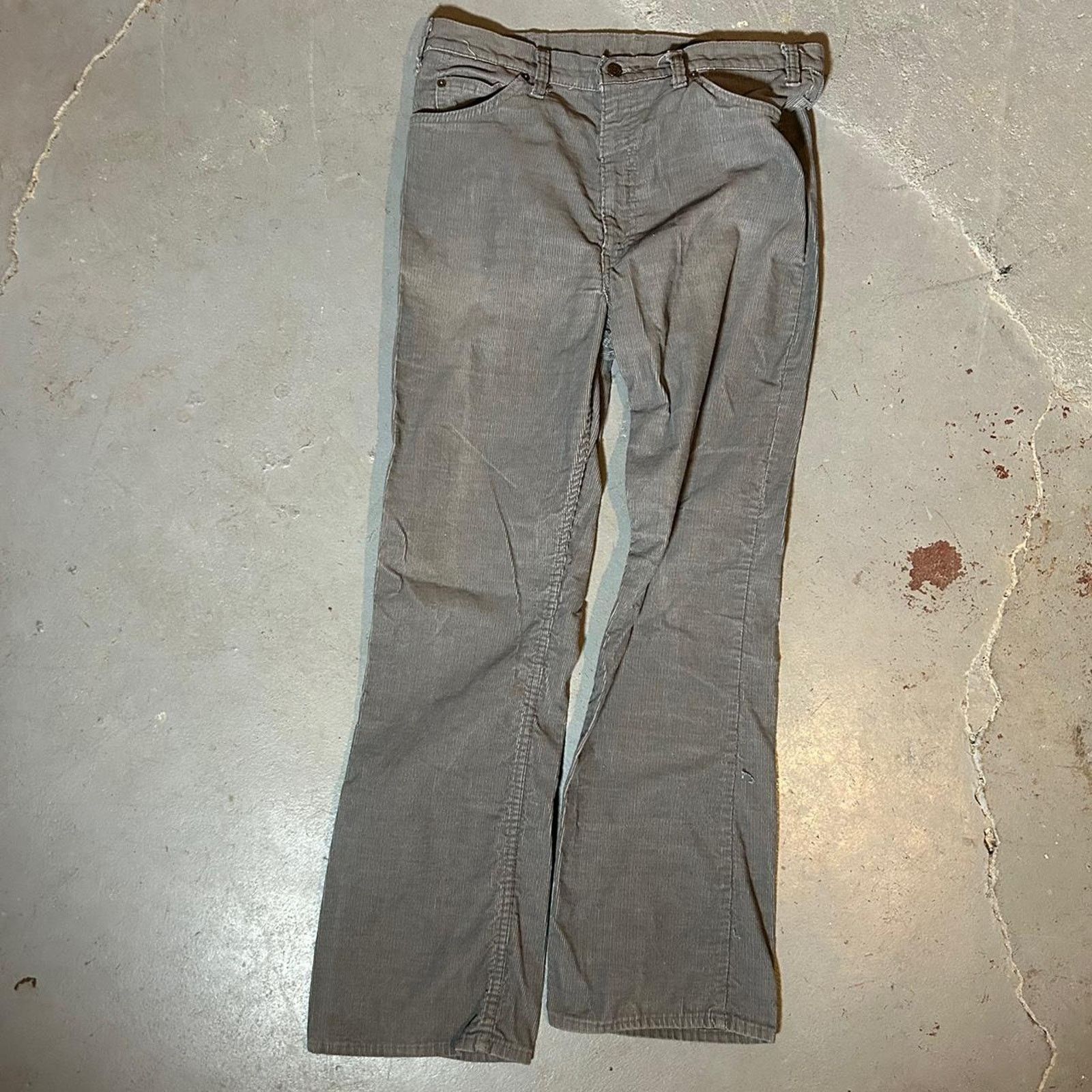 Levi's 80s grey levis corduroy pants Size US 34 / EU 50 - 4 Thumbnail
