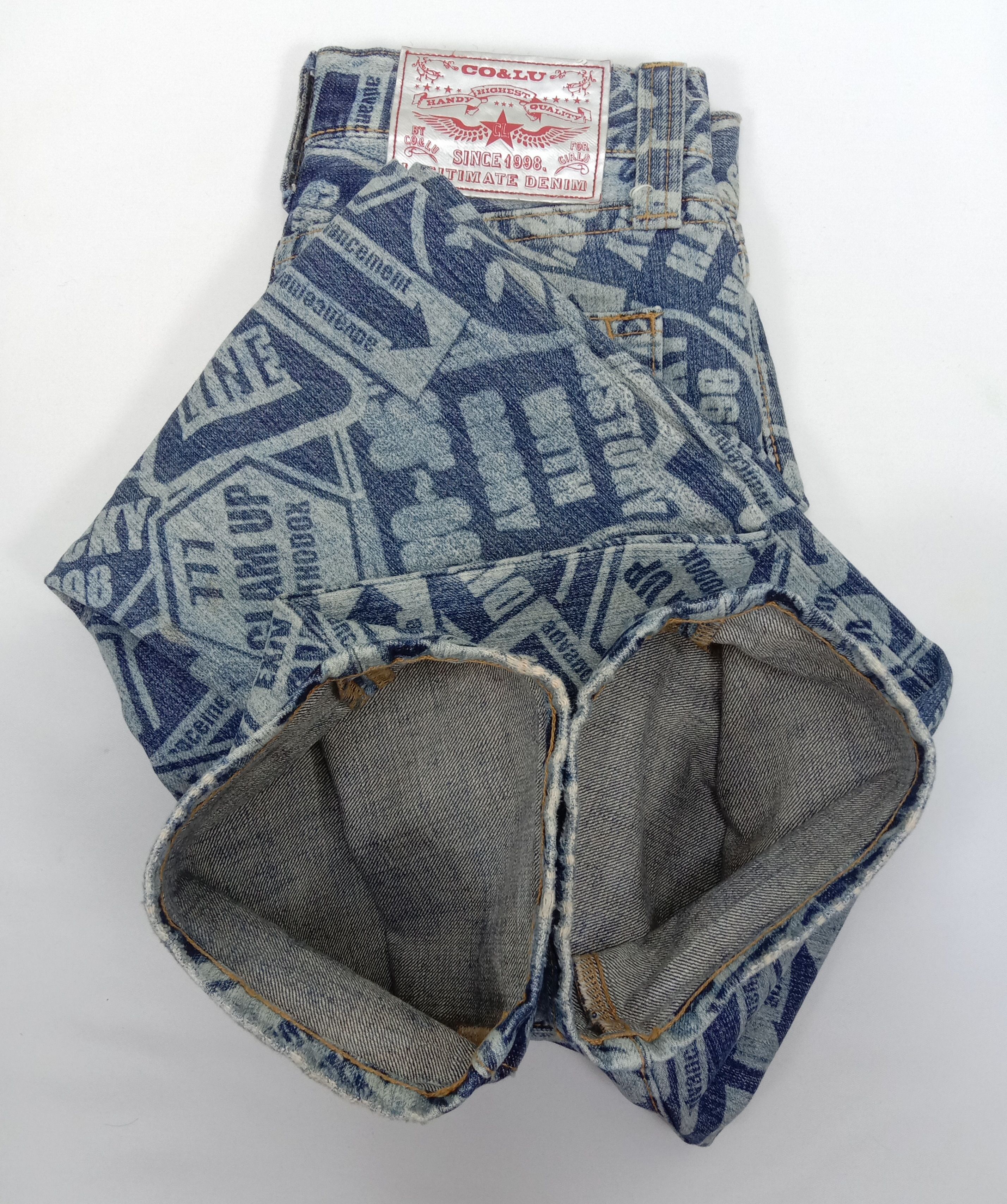 Hysteric Glamour Japanese Flare Co&Lu Full Print Hysteric Glamour Style Jeans Size US 29 - 13 Thumbnail