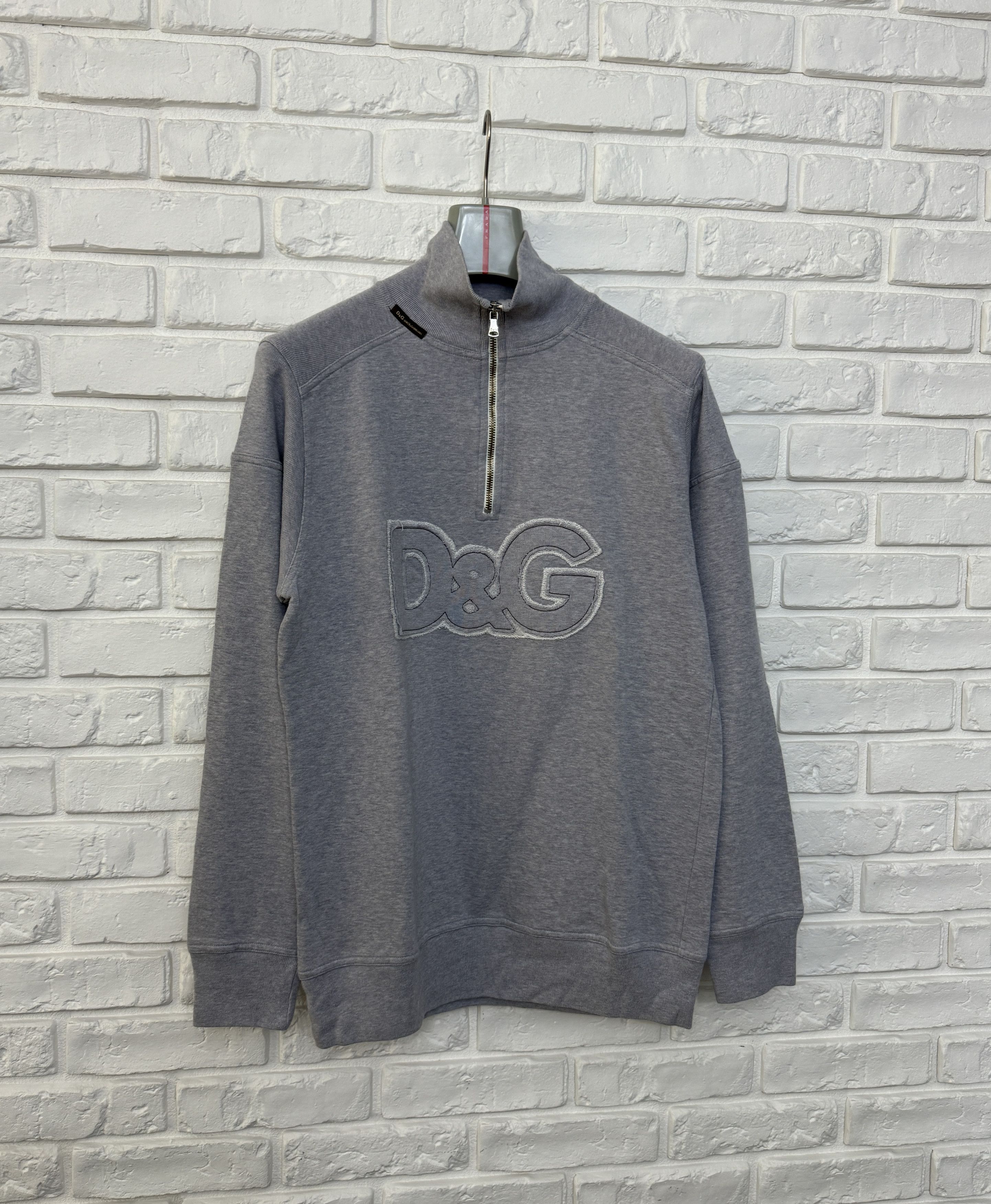 Dolce & Gabbana Dolce & Gabbana D&G Cotton Sweater 1/2 Zip Pullover Size L Size US L / EU 52-54 / 3 - 2 Thumbnail
