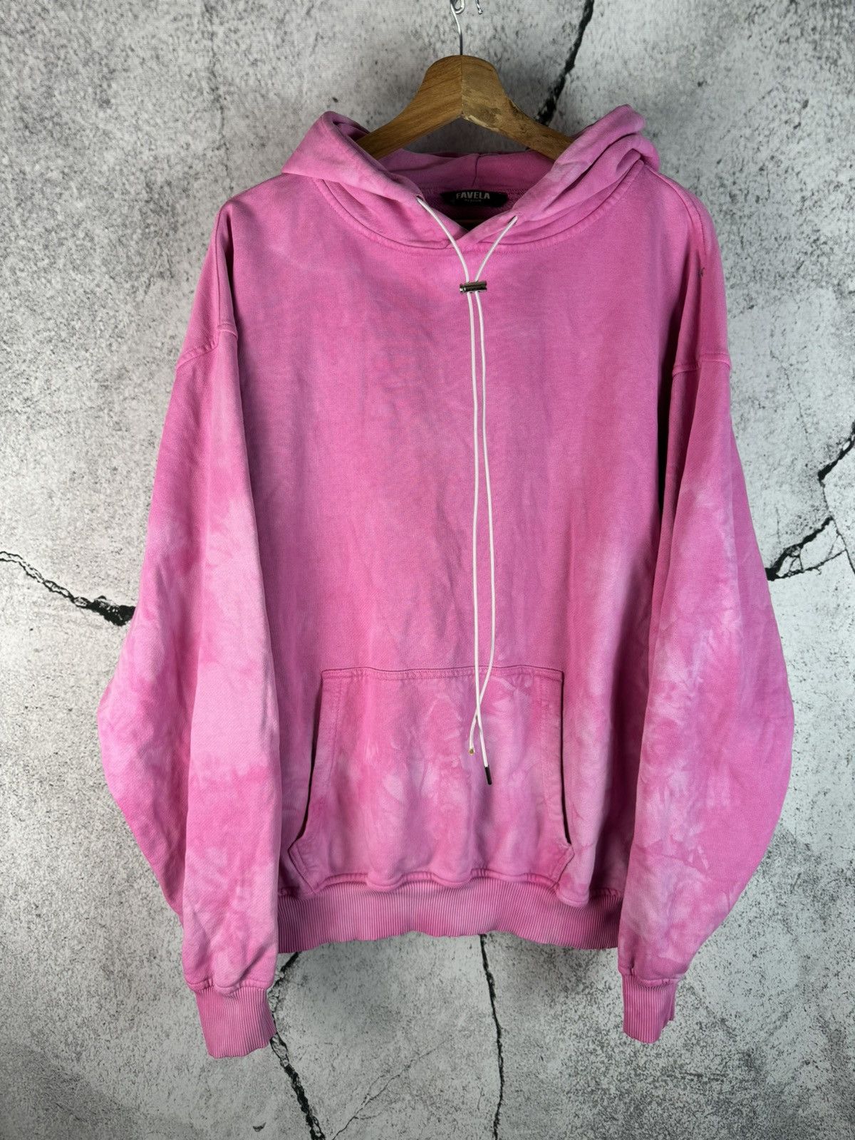 FAVELA Favela Clothing Pink Dyed Boxy Hoodie XL Size US M / EU 48-50 / 2 - 1 Thumbnail